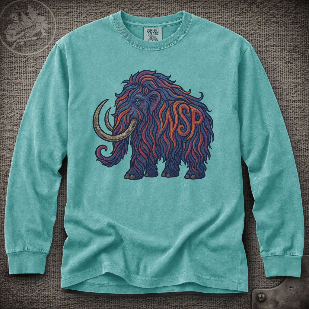 Big Wooly Mammoth  | Widespread Panic Shakedown Lot Style Long Sleeve Tee