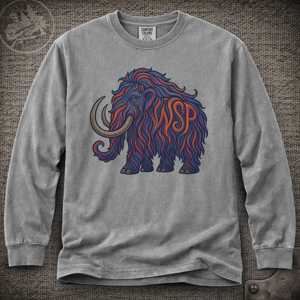 Big Wooly Mammoth  | Widespread Panic Shakedown Lot Style Long Sleeve Tee