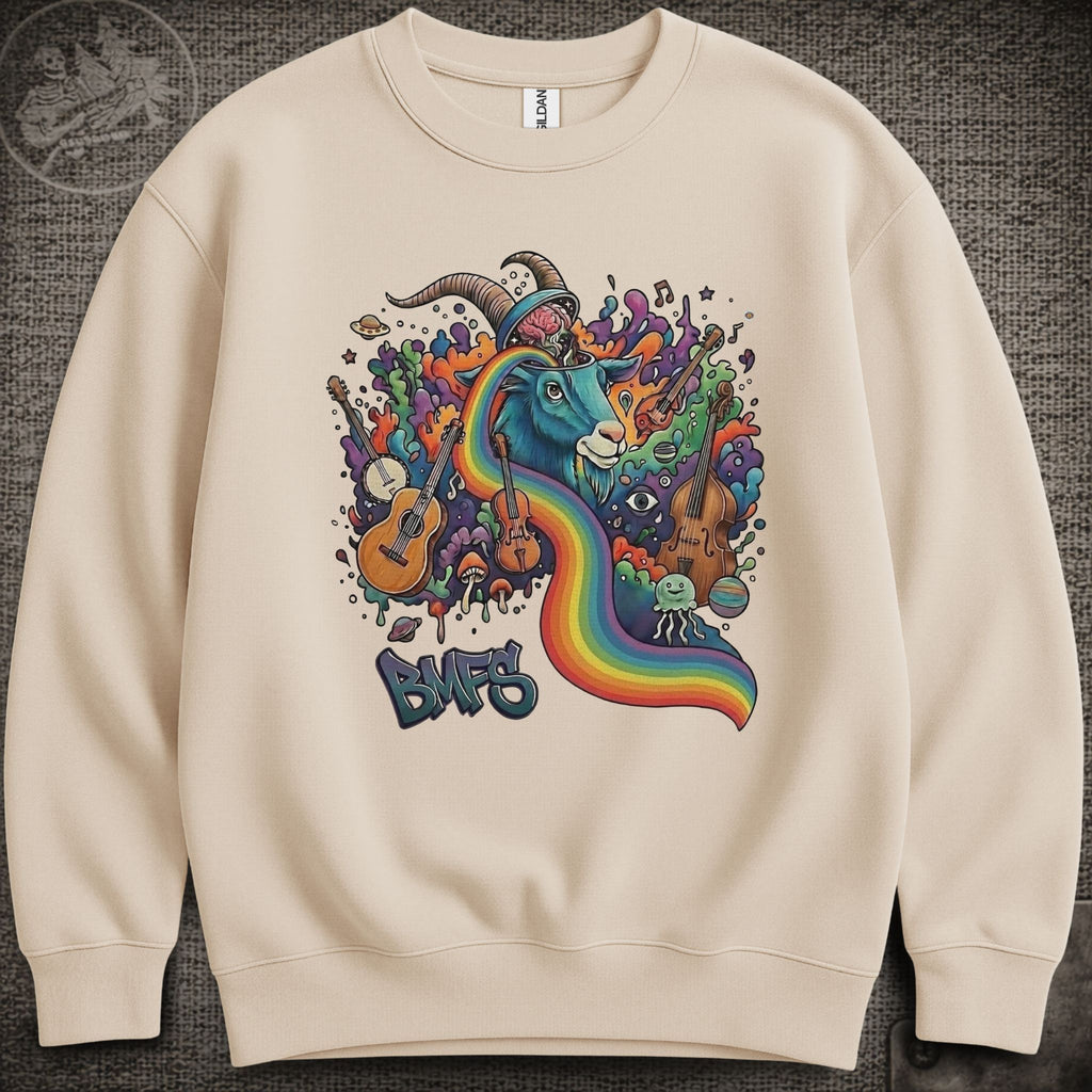Psycho Goat | Billy Strings Shakedown Lot Style Crewneck Sweatshirt