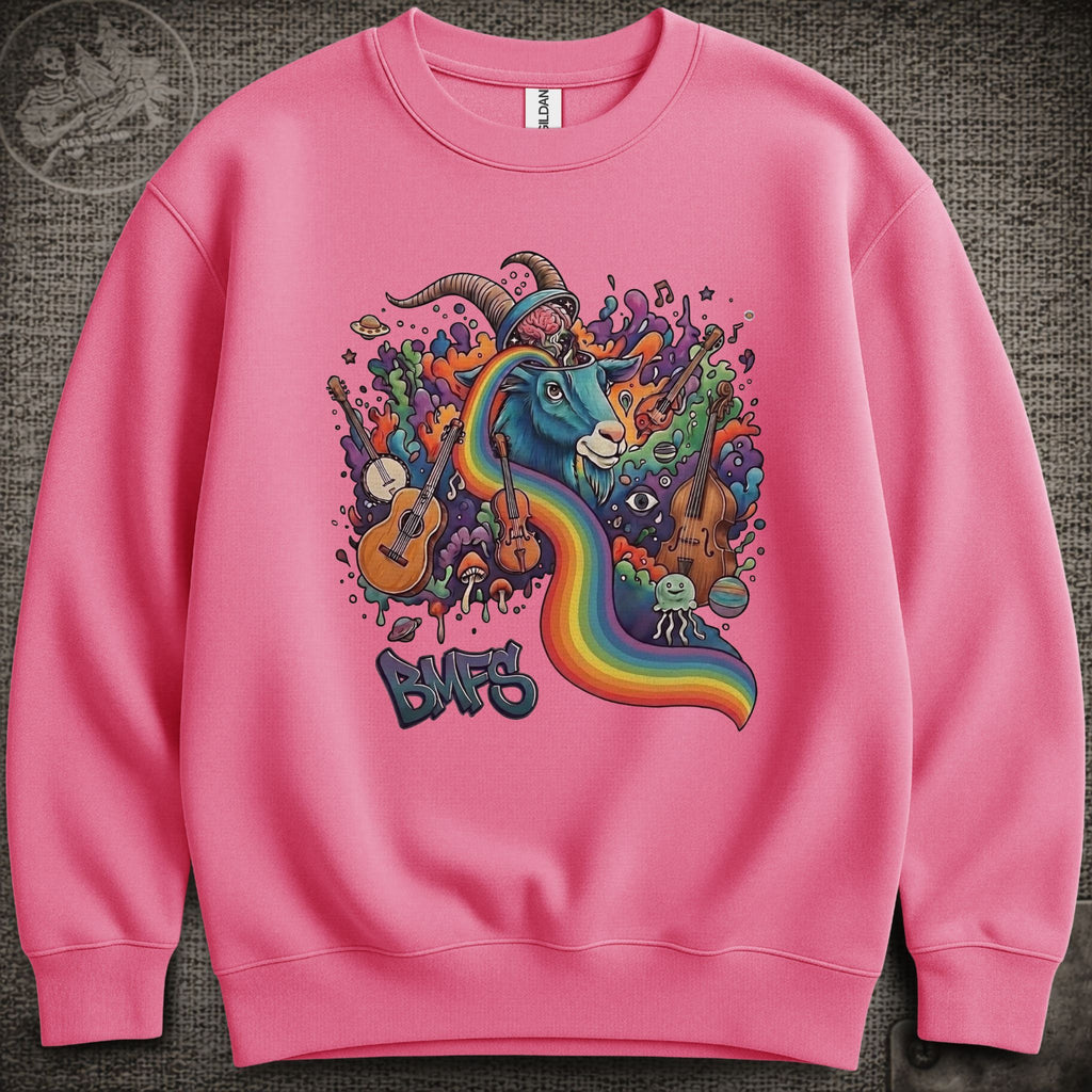 Psycho Goat | Billy Strings Shakedown Lot Style Crewneck Sweatshirt