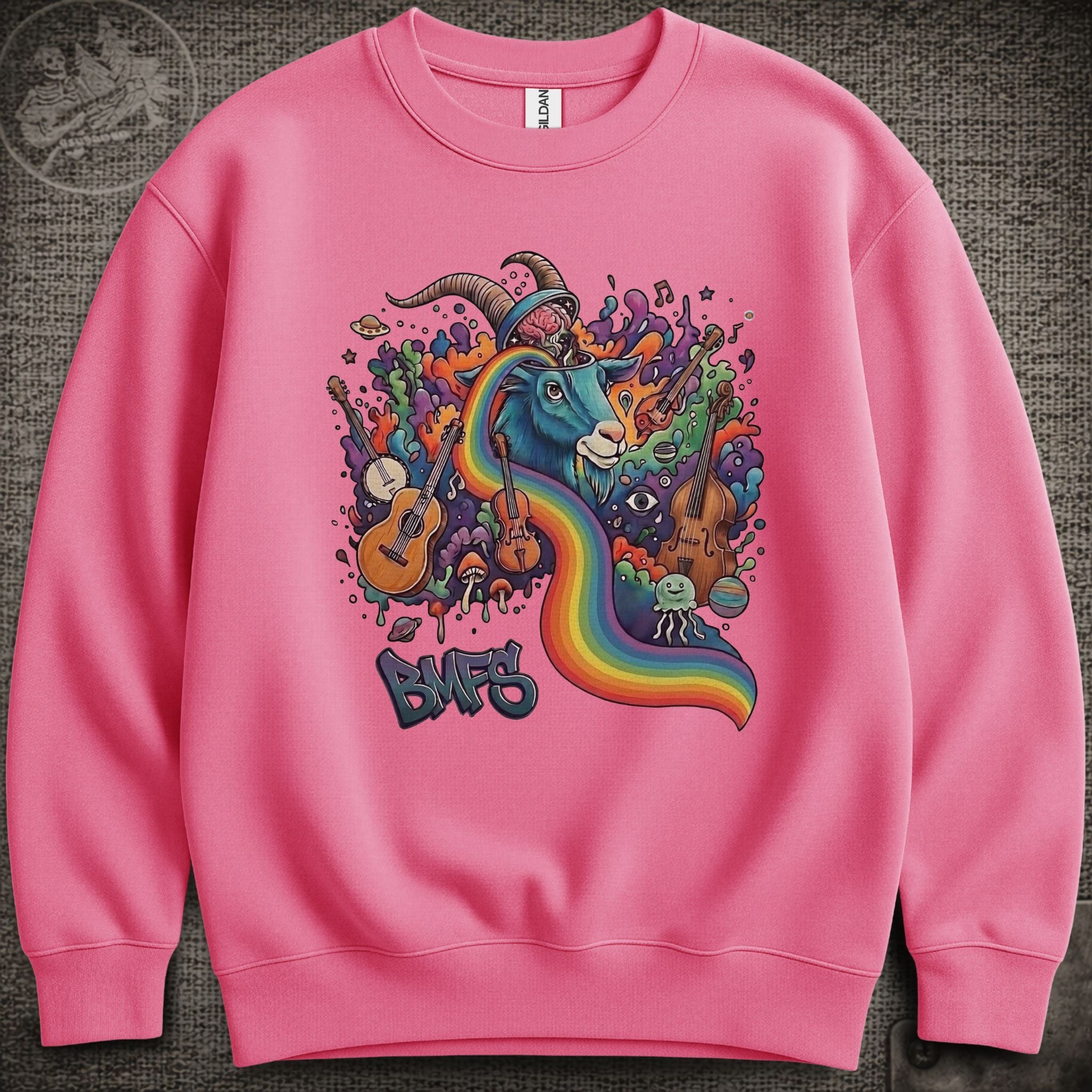 Psycho Goat | Billy Strings Shakedown Lot Style Crewneck Sweatshirt