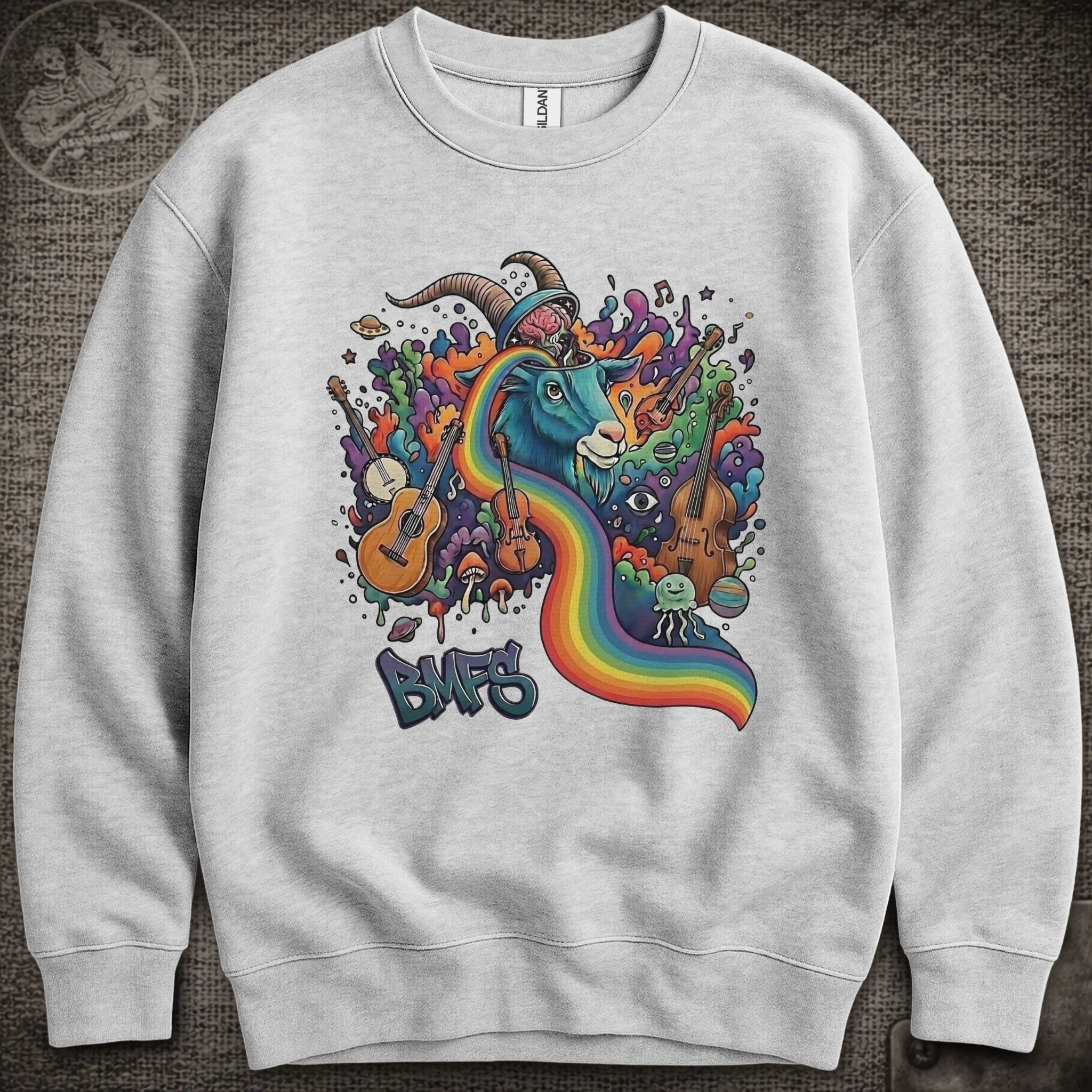 Psycho Goat | Billy Strings Shakedown Lot Style Crewneck Sweatshirt