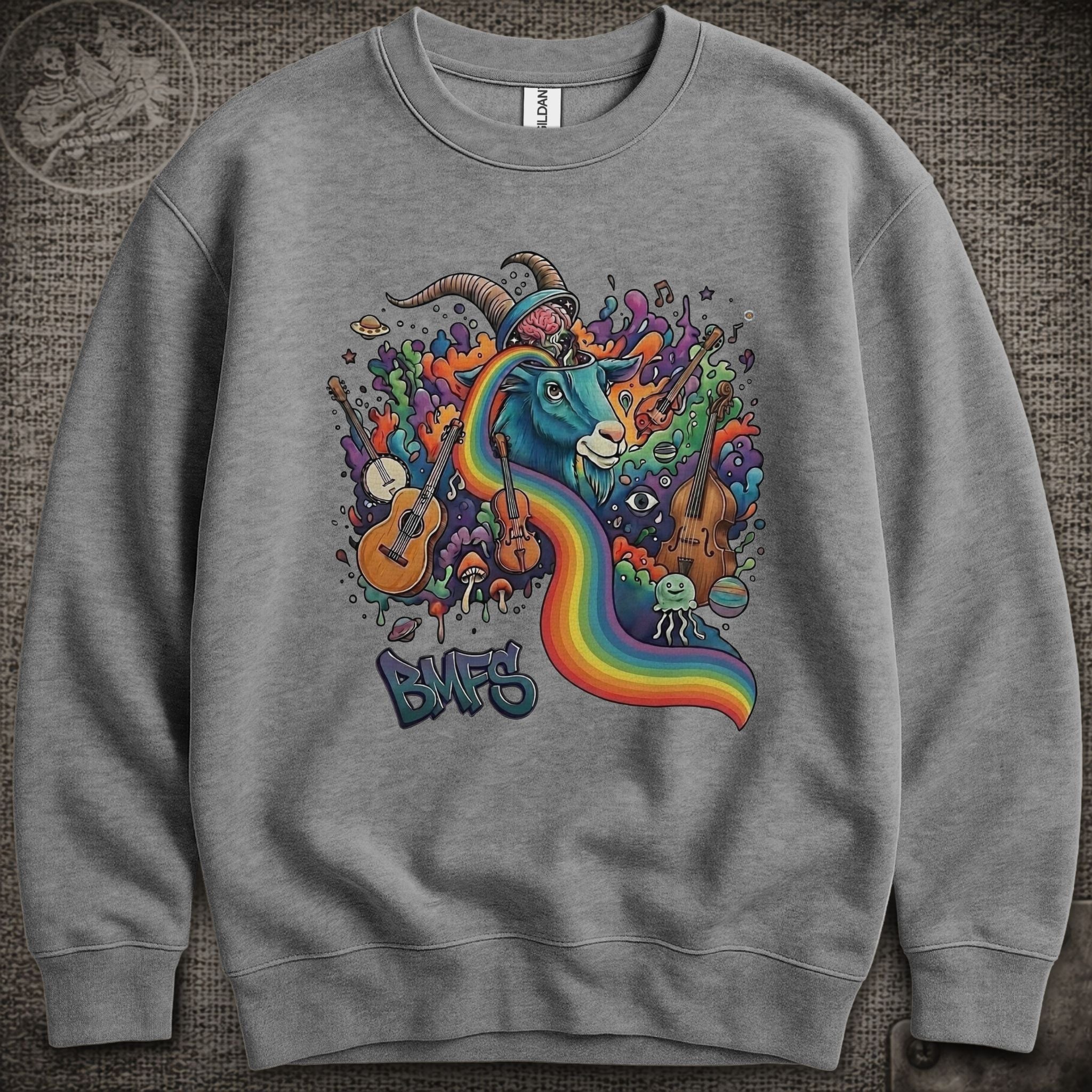 Psycho Goat | Billy Strings Shakedown Lot Style Crewneck Sweatshirt