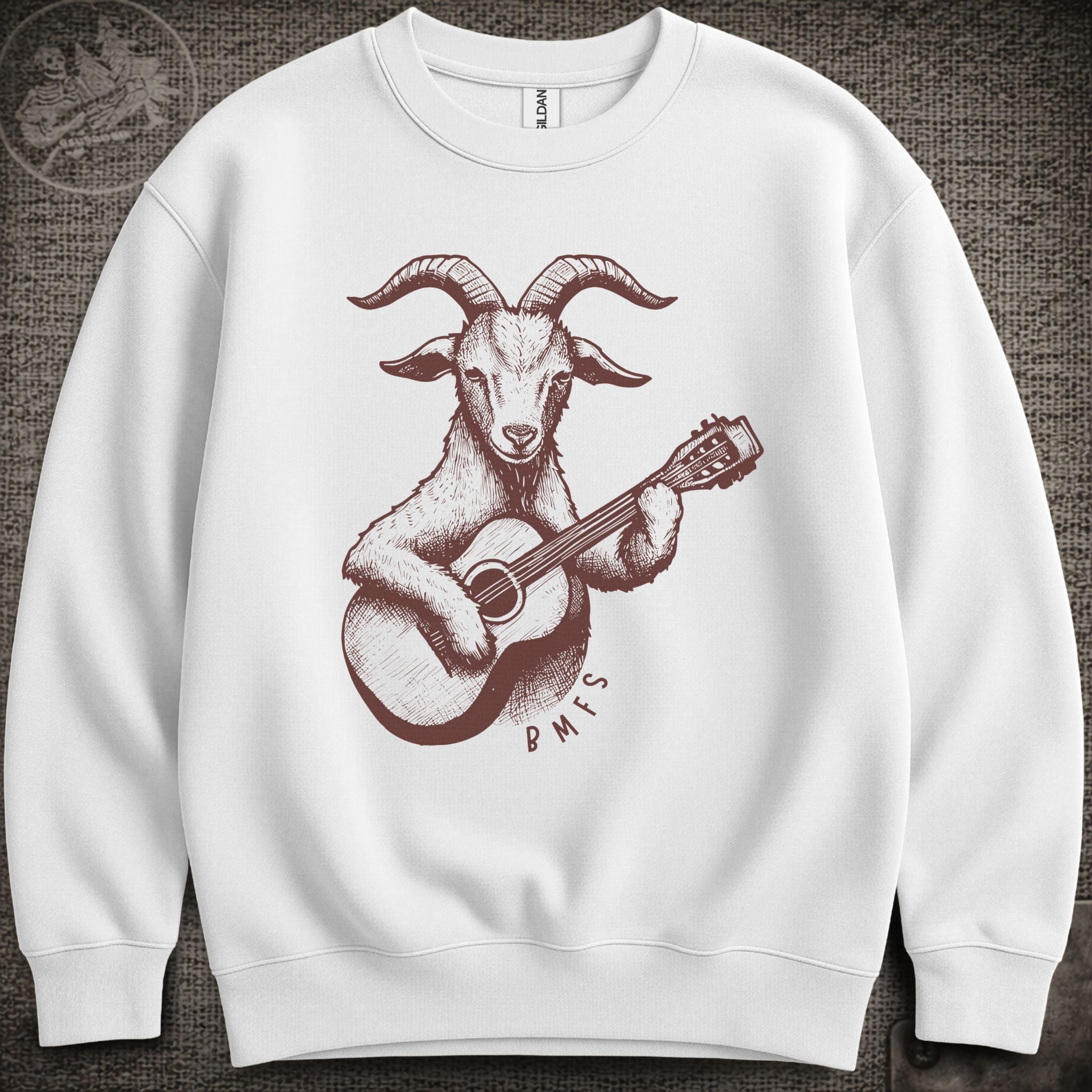 Goat & Guitar | Billy Strings Shakedown Lot Style Crewneck Sweatshirt