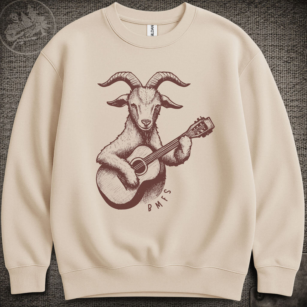 Goat & Guitar | Billy Strings Shakedown Lot Style Crewneck Sweatshirt