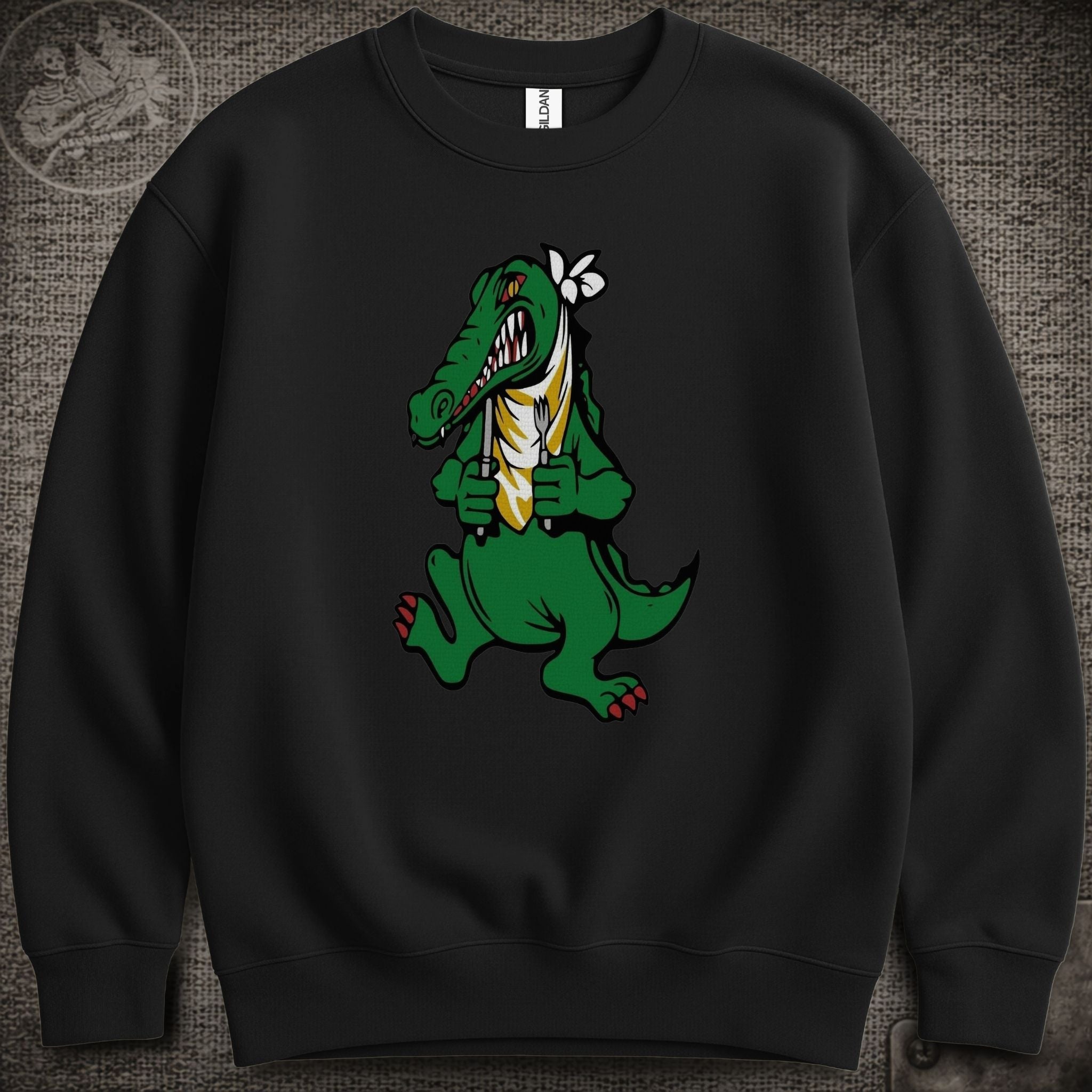 Alligator Guitar | Jerry Garcia Shakedown Lot Style Crewneck Sweatshirt