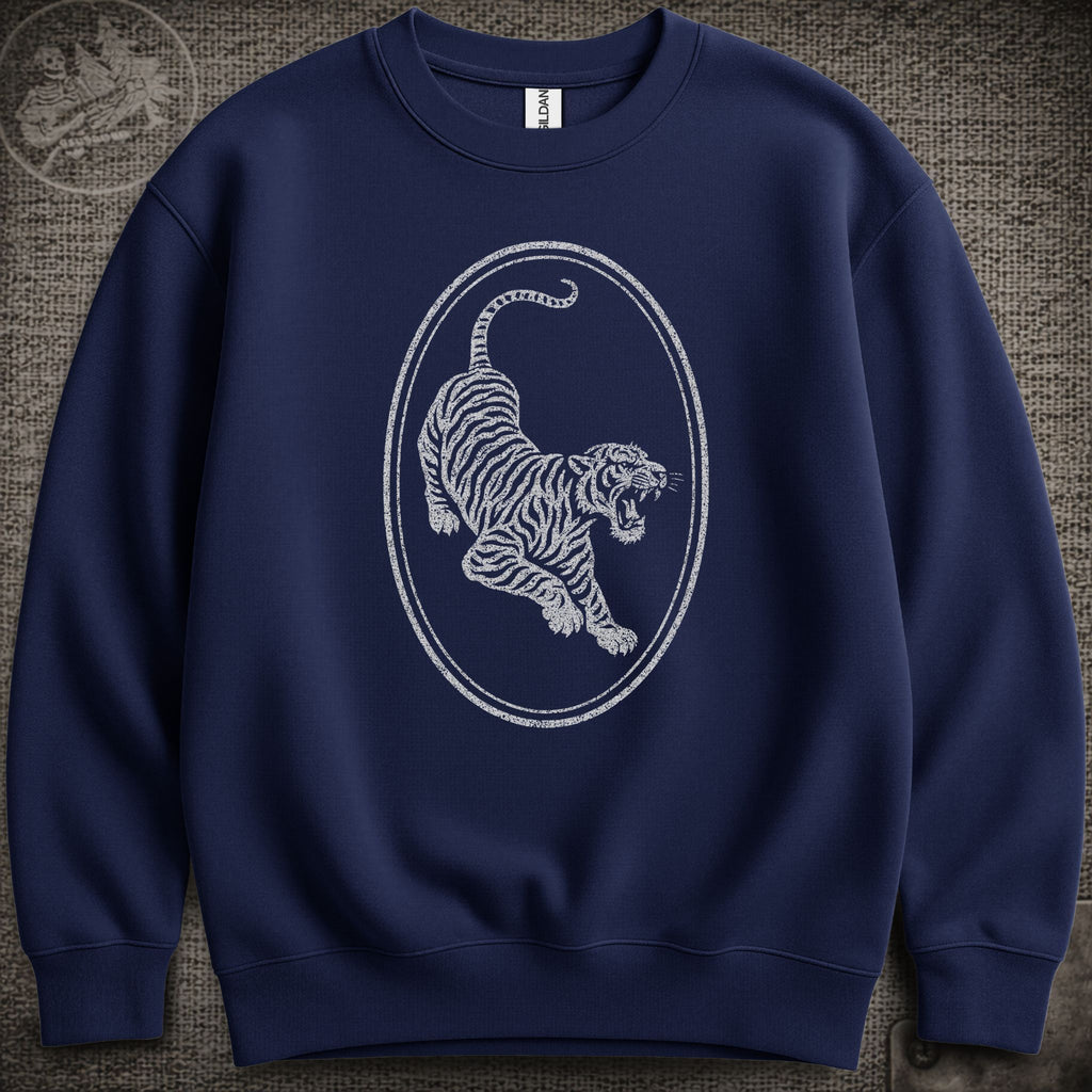 Tiger Guitar | Jerry Garcia Shakedown Lot Style Crewneck Sweatshirt