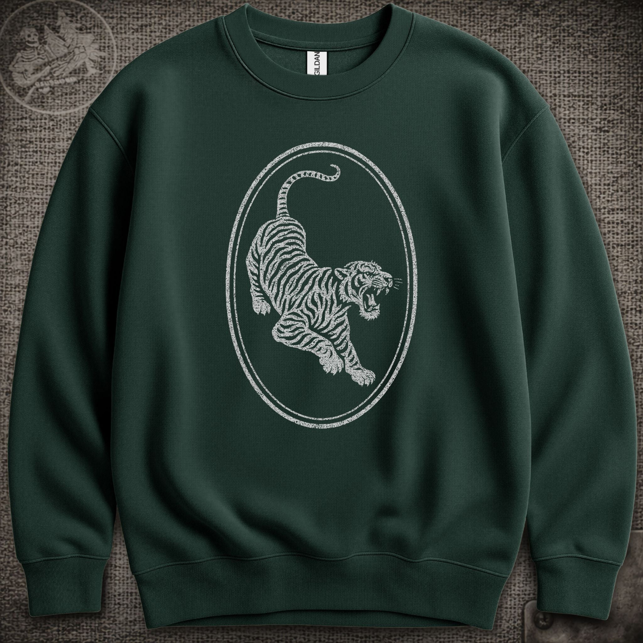 Tiger Guitar | Jerry Garcia Shakedown Lot Style Crewneck Sweatshirt