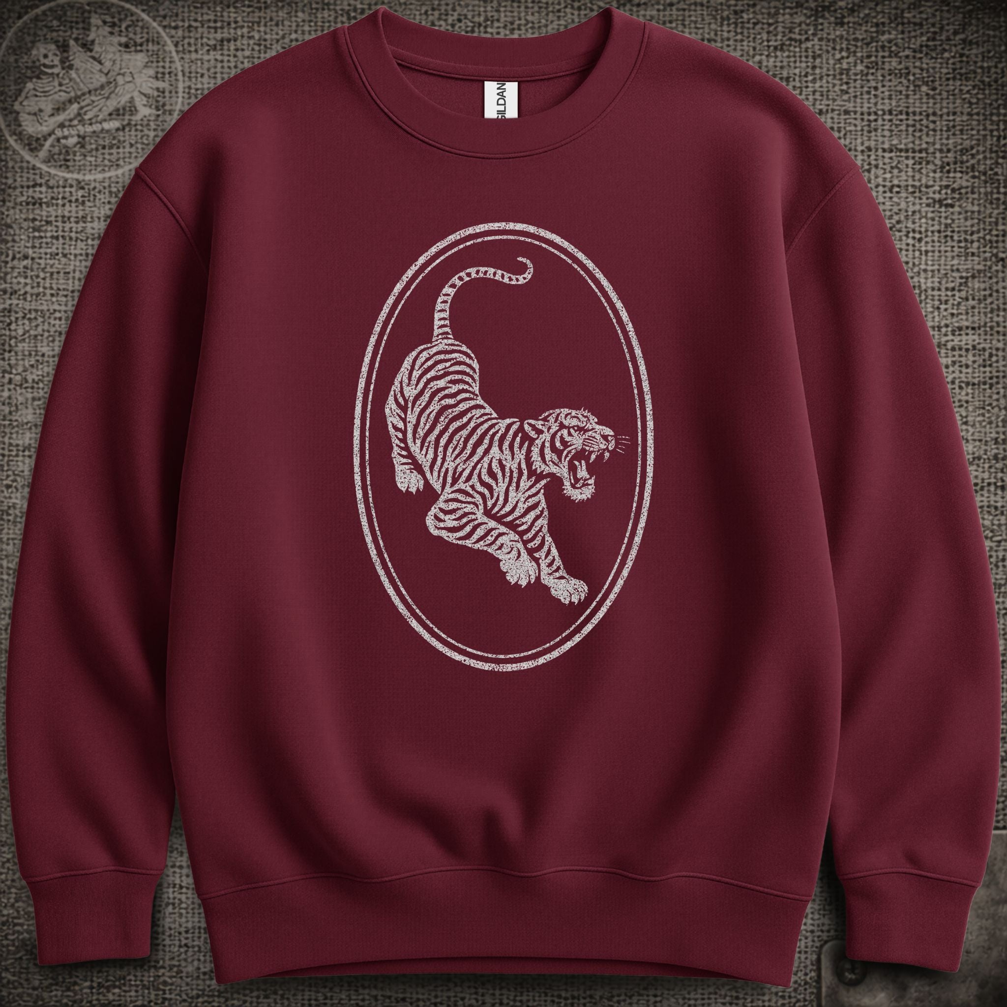 Tiger Guitar | Jerry Garcia Shakedown Lot Style Crewneck Sweatshirt