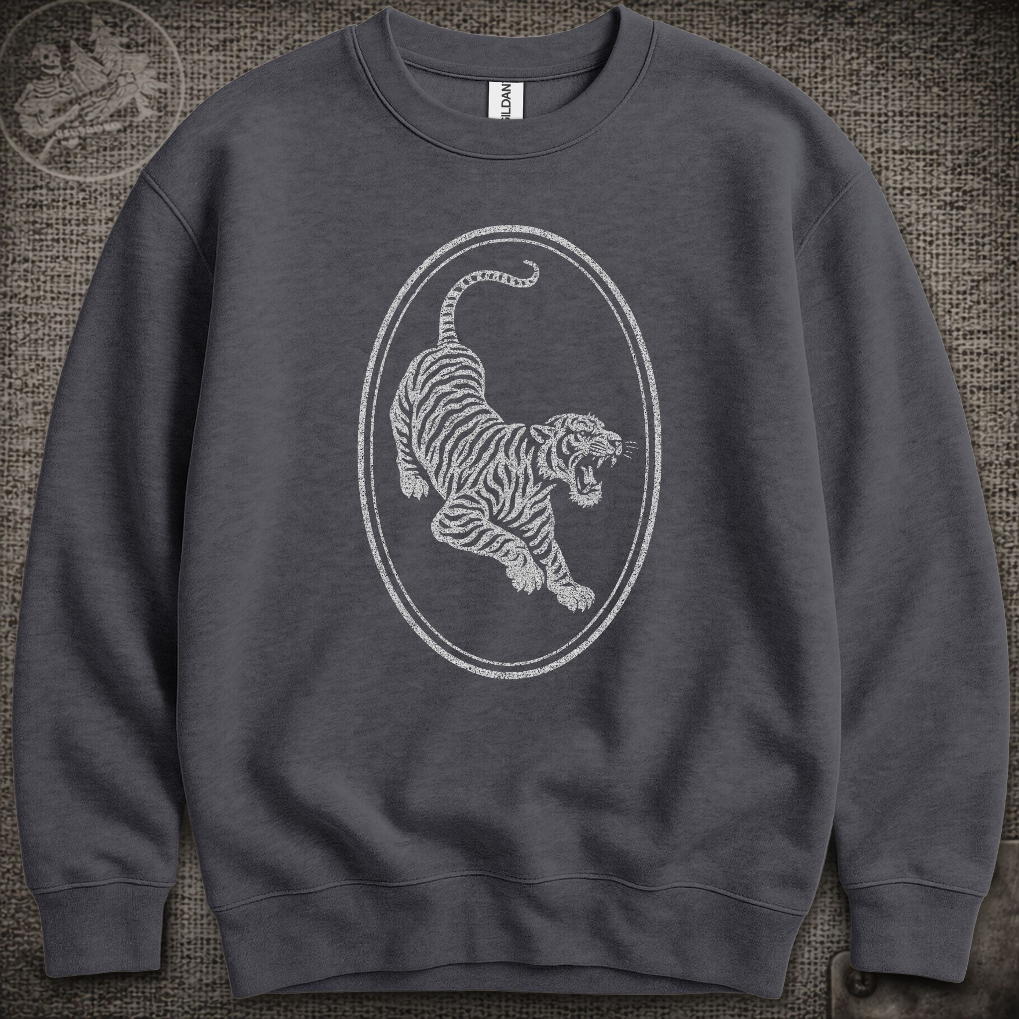 Tiger Guitar | Jerry Garcia Shakedown Lot Style Crewneck Sweatshirt