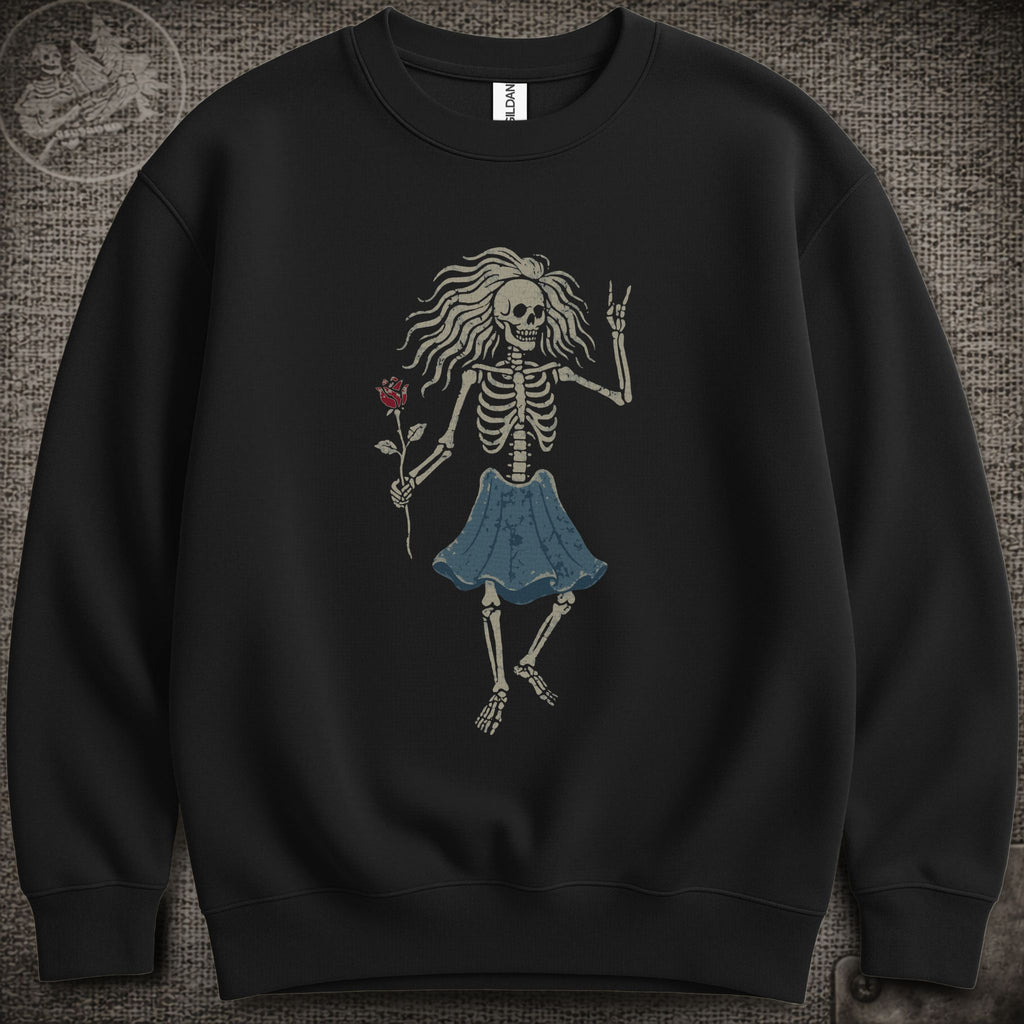 Rosebud Guitar | Jerry Garcia Shakedown Lot Style Crewneck Sweatshirt