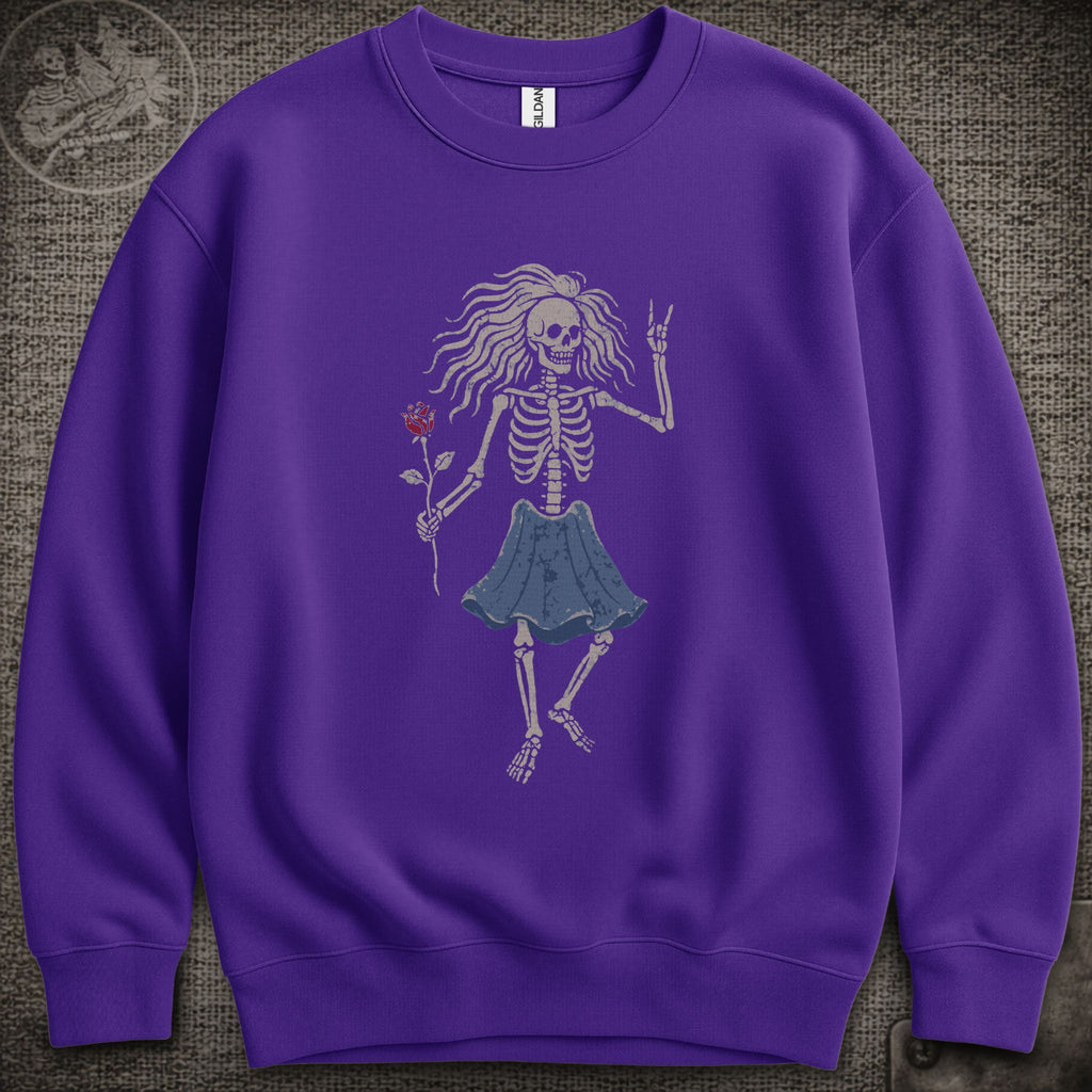 Rosebud Guitar | Jerry Garcia Shakedown Lot Style Crewneck Sweatshirt