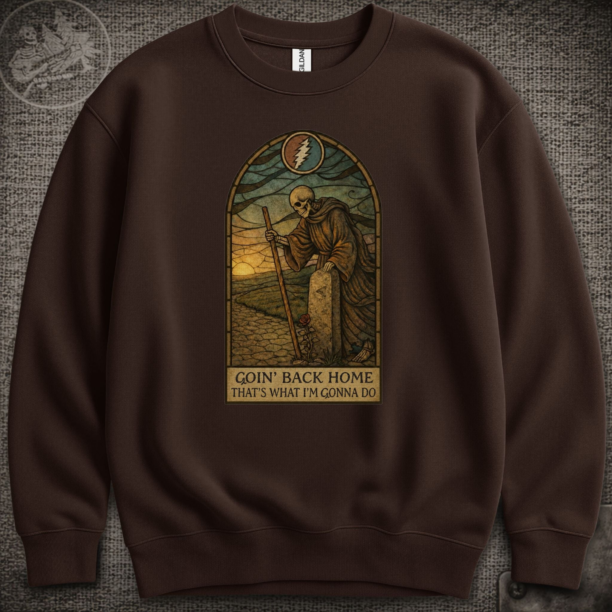 Black-Throated Wind | Grateful Dead Shakedown Lot Style Crewneck Sweatshirt