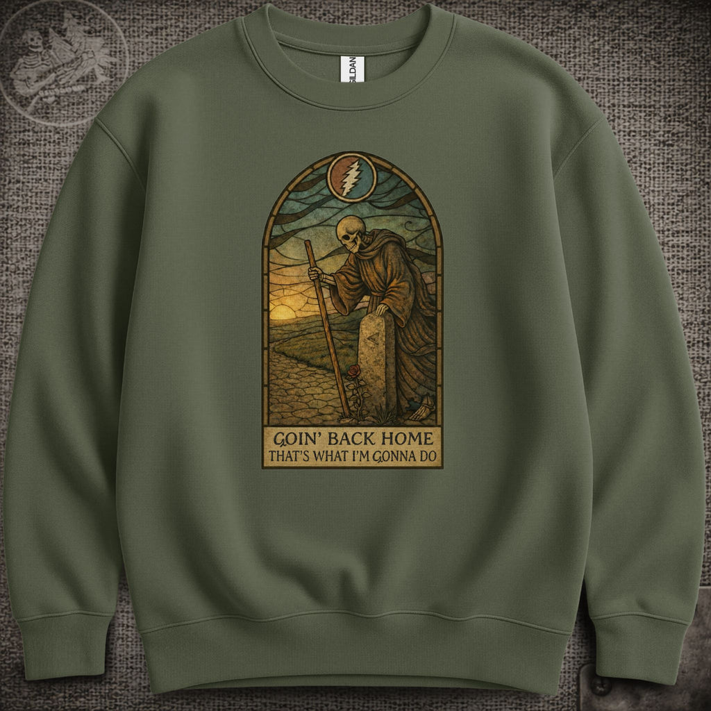 Black-Throated Wind | Grateful Dead Shakedown Lot Style Crewneck Sweatshirt