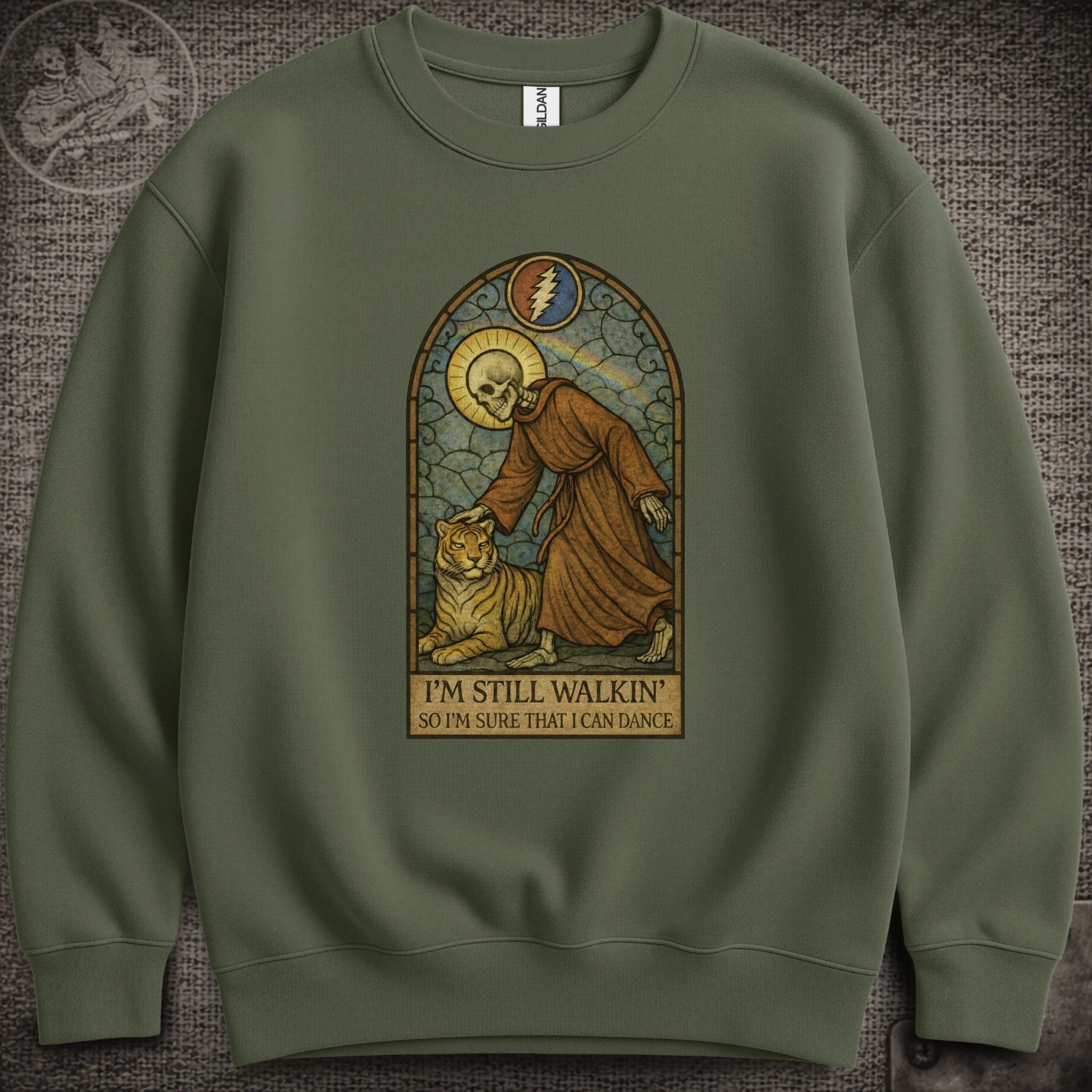 Saint of Circumstance | Grateful Dead Shakedown Lot Style Crewneck Sweatshirt