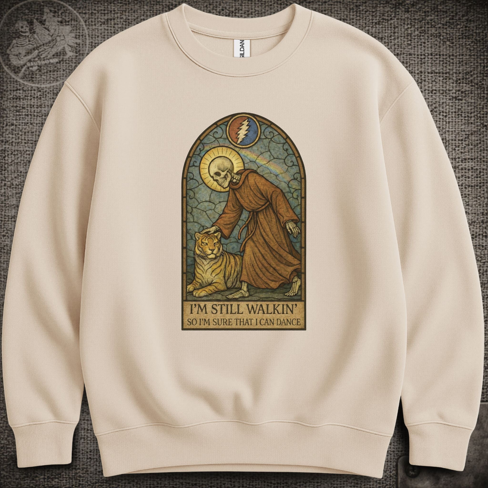 Saint of Circumstance | Grateful Dead Shakedown Lot Style Crewneck Sweatshirt