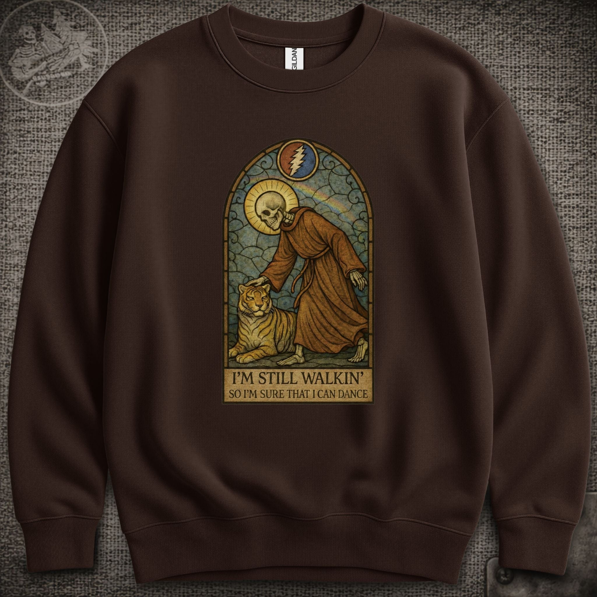 Saint of Circumstance | Grateful Dead Shakedown Lot Style Crewneck Sweatshirt