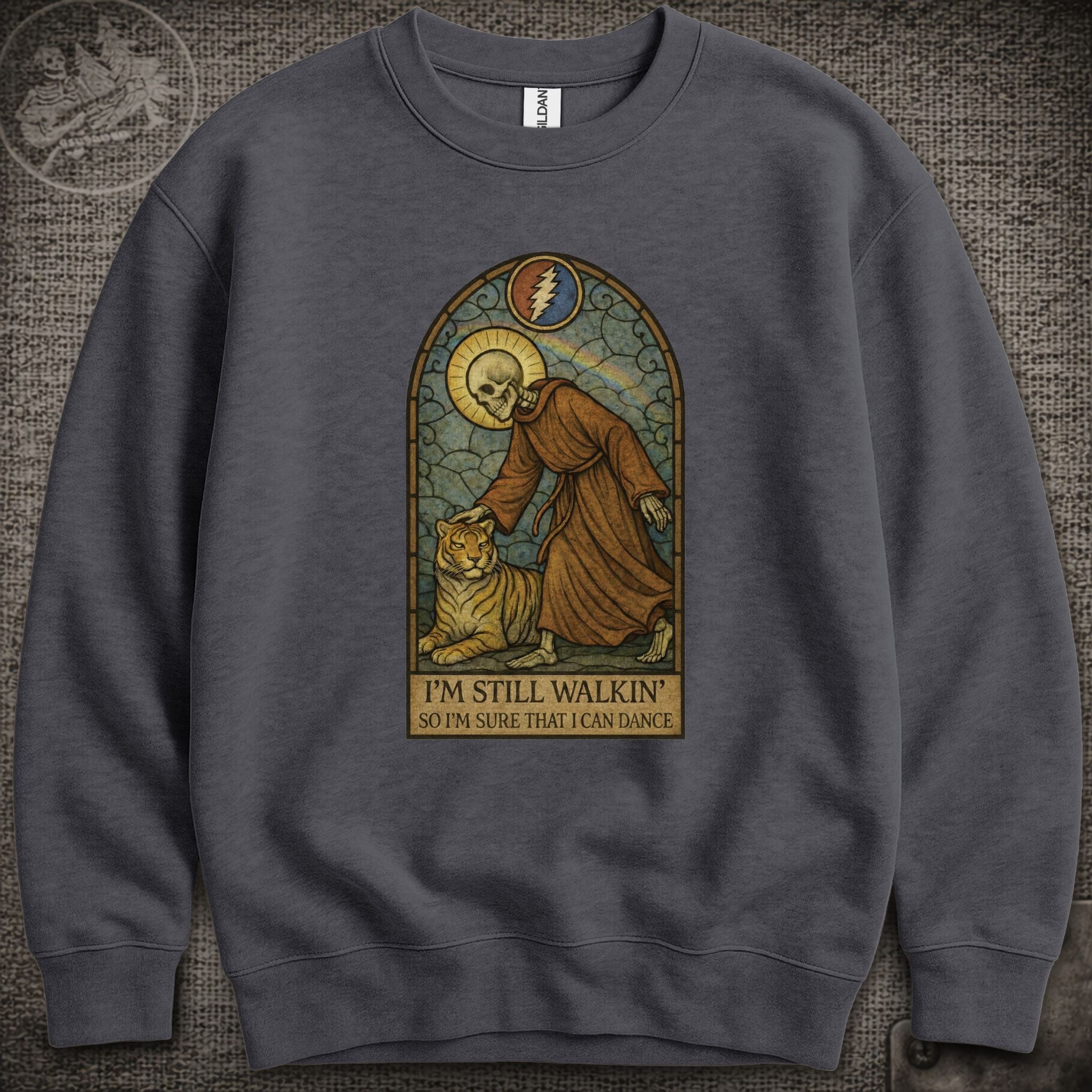 Saint of Circumstance | Grateful Dead Shakedown Lot Style Crewneck Sweatshirt