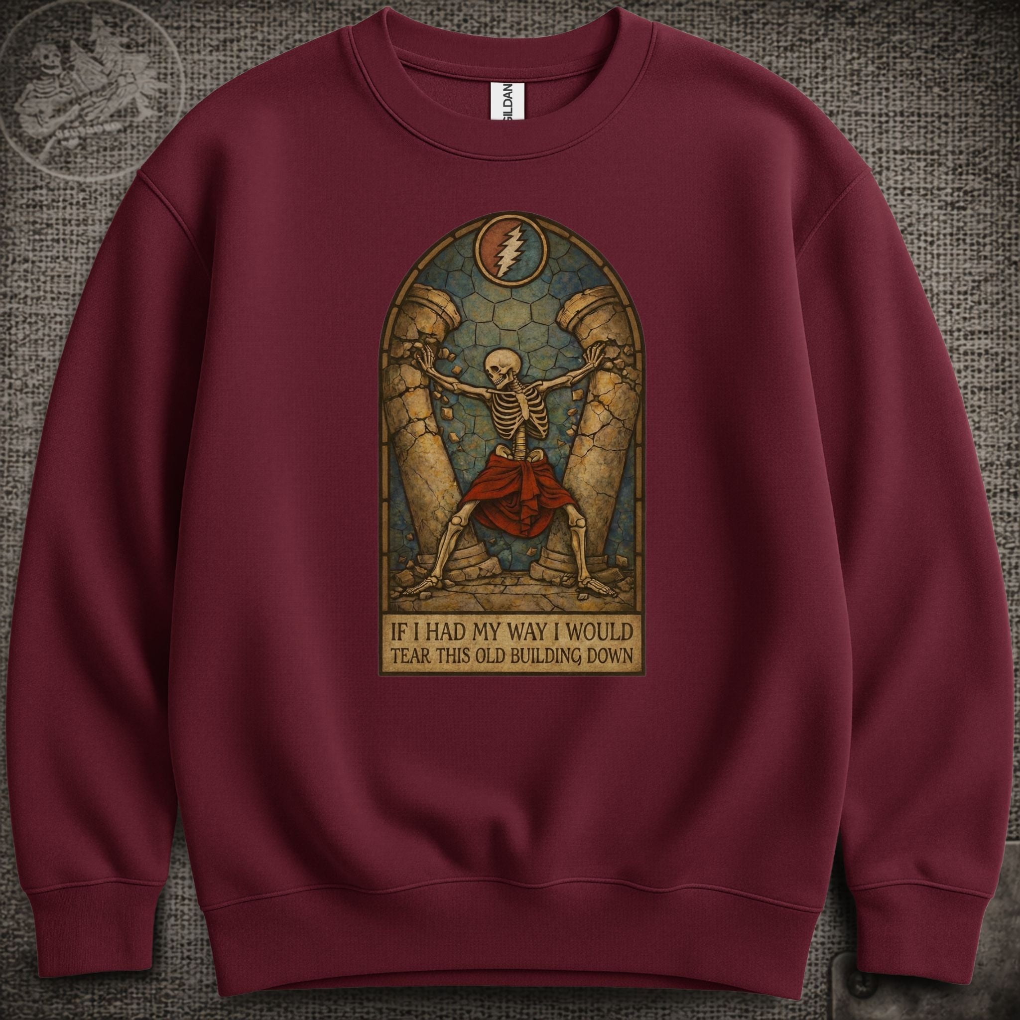 Samson and Delilah | Grateful Dead Shakedown Lot Style Crewneck Sweatshirt