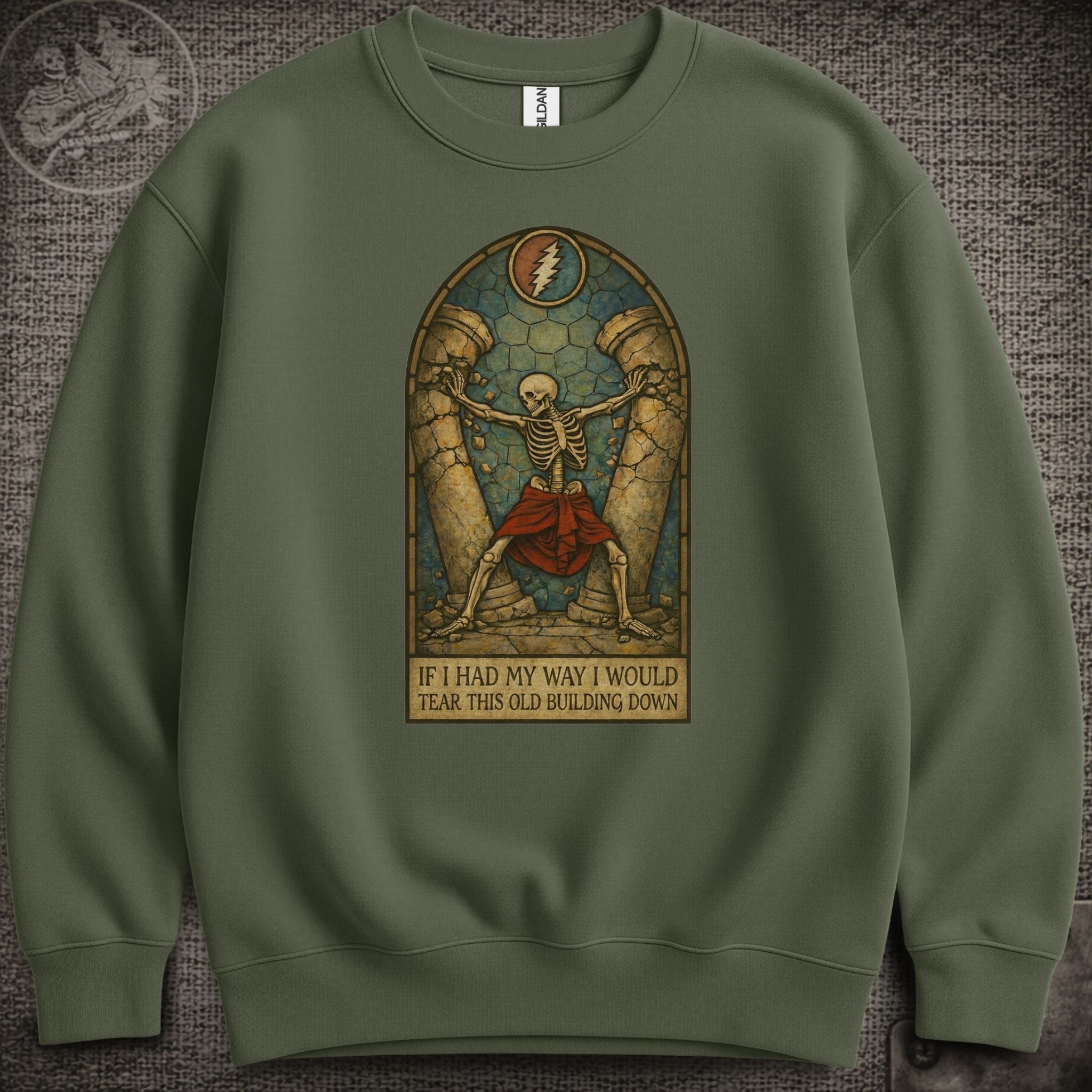 Samson and Delilah | Grateful Dead Shakedown Lot Style Crewneck Sweatshirt
