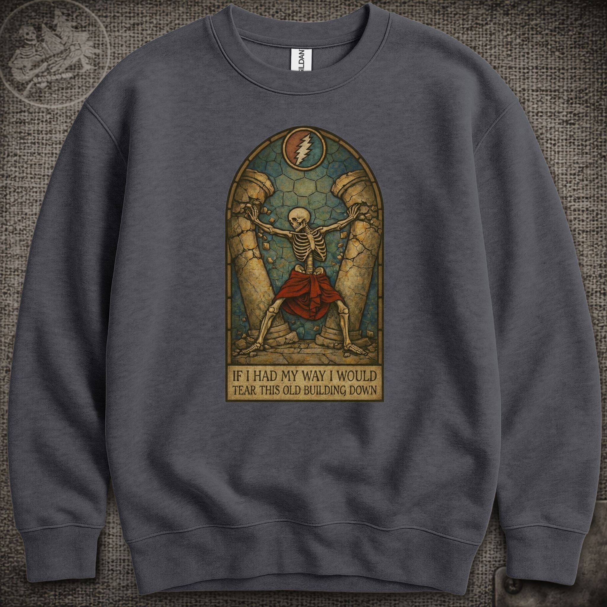 Samson and Delilah | Grateful Dead Shakedown Lot Style Crewneck Sweatshirt