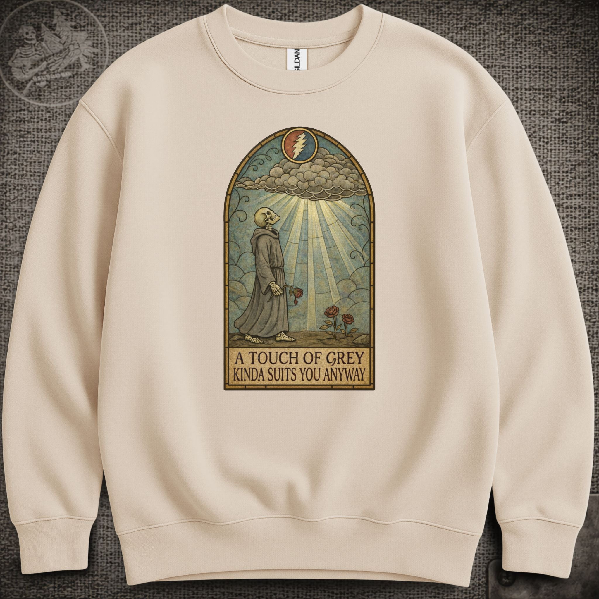 Touch of Grey | Grateful Dead Shakedown Lot Style Crewneck Sweatshirt