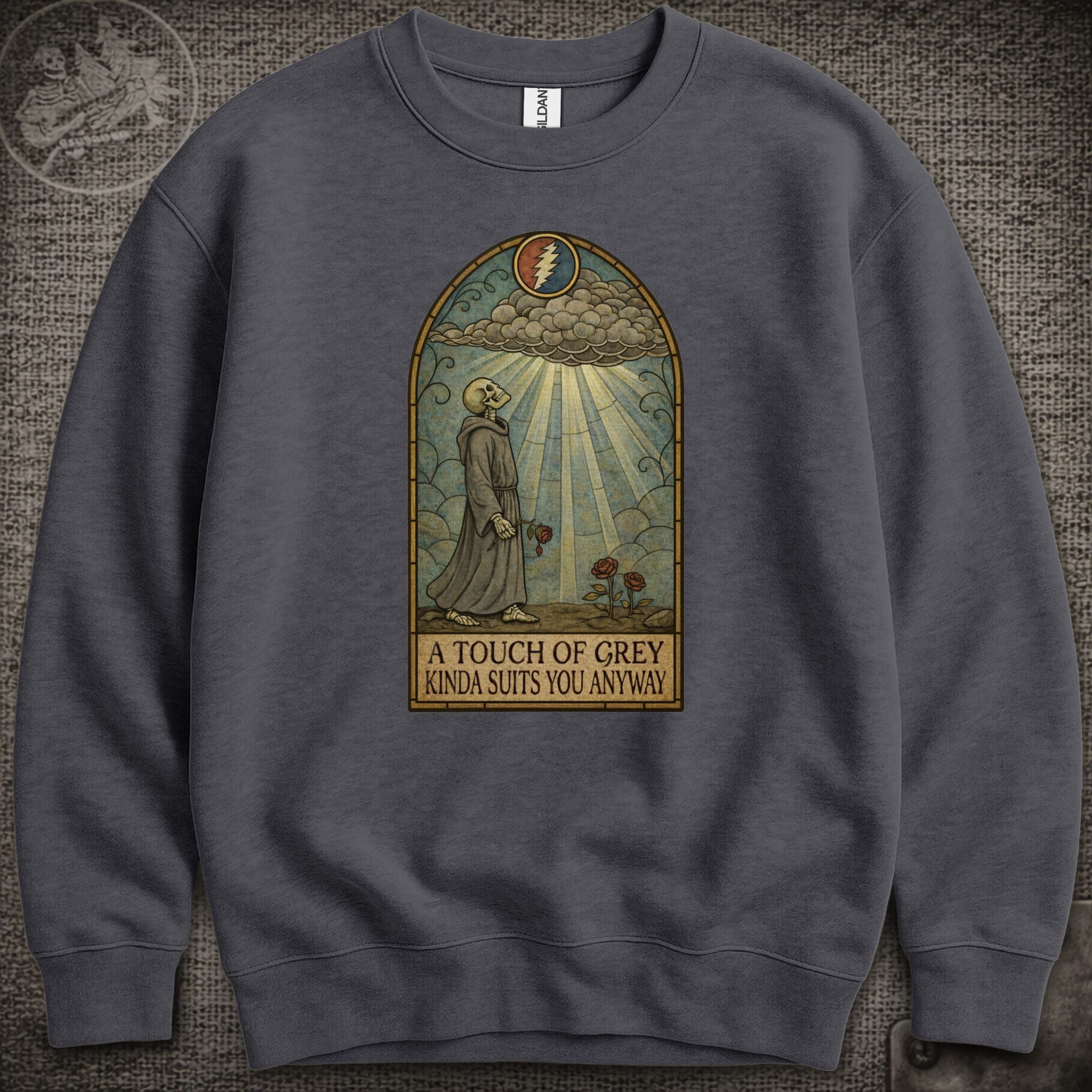 Touch of Grey | Grateful Dead Shakedown Lot Style Crewneck Sweatshirt