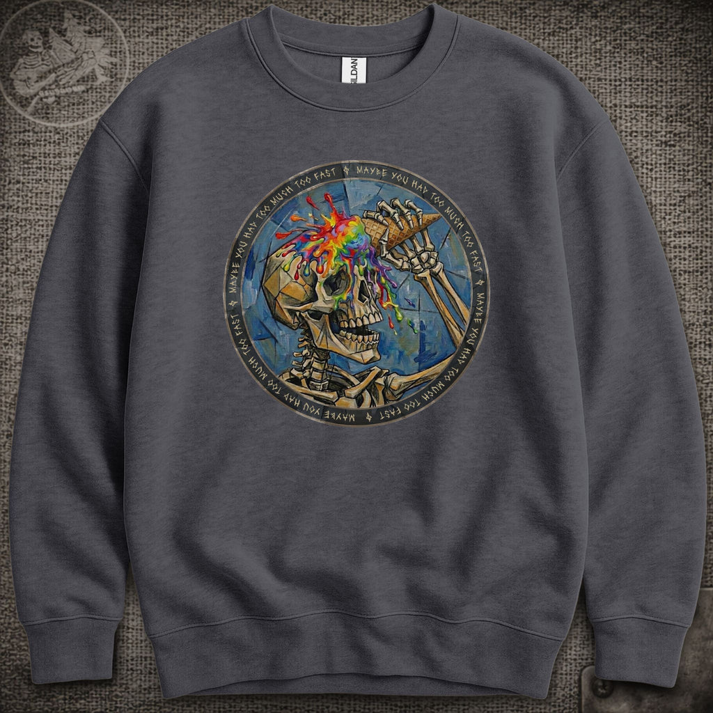 Ice Cream Skeleton | Grateful Dead Shakedown Street Crewneck Sweatshirt