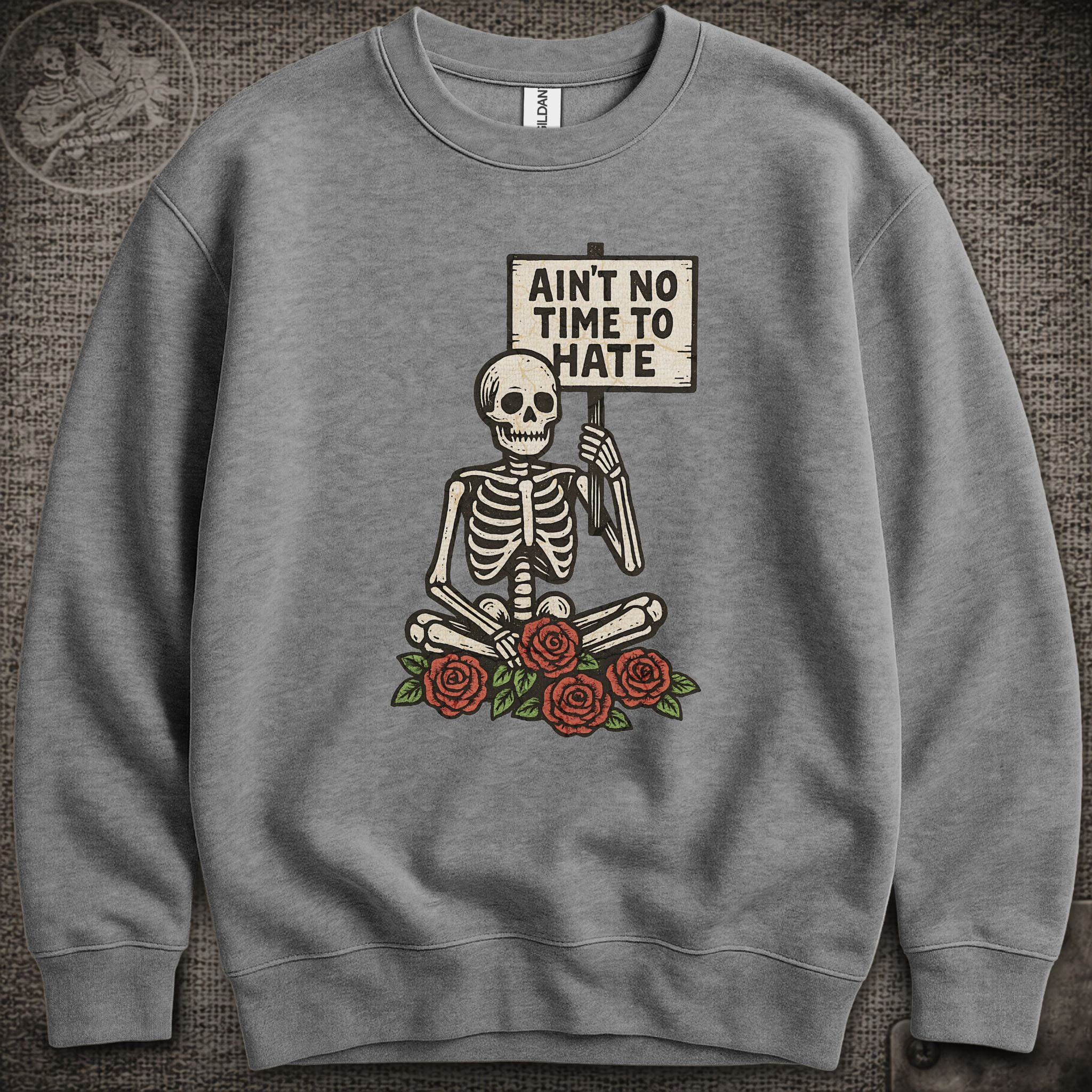 Uncle John's Band | Ain't No Time to Hate | Grateful Dead Shakedown Lot Style Crewneck Sweatshirt