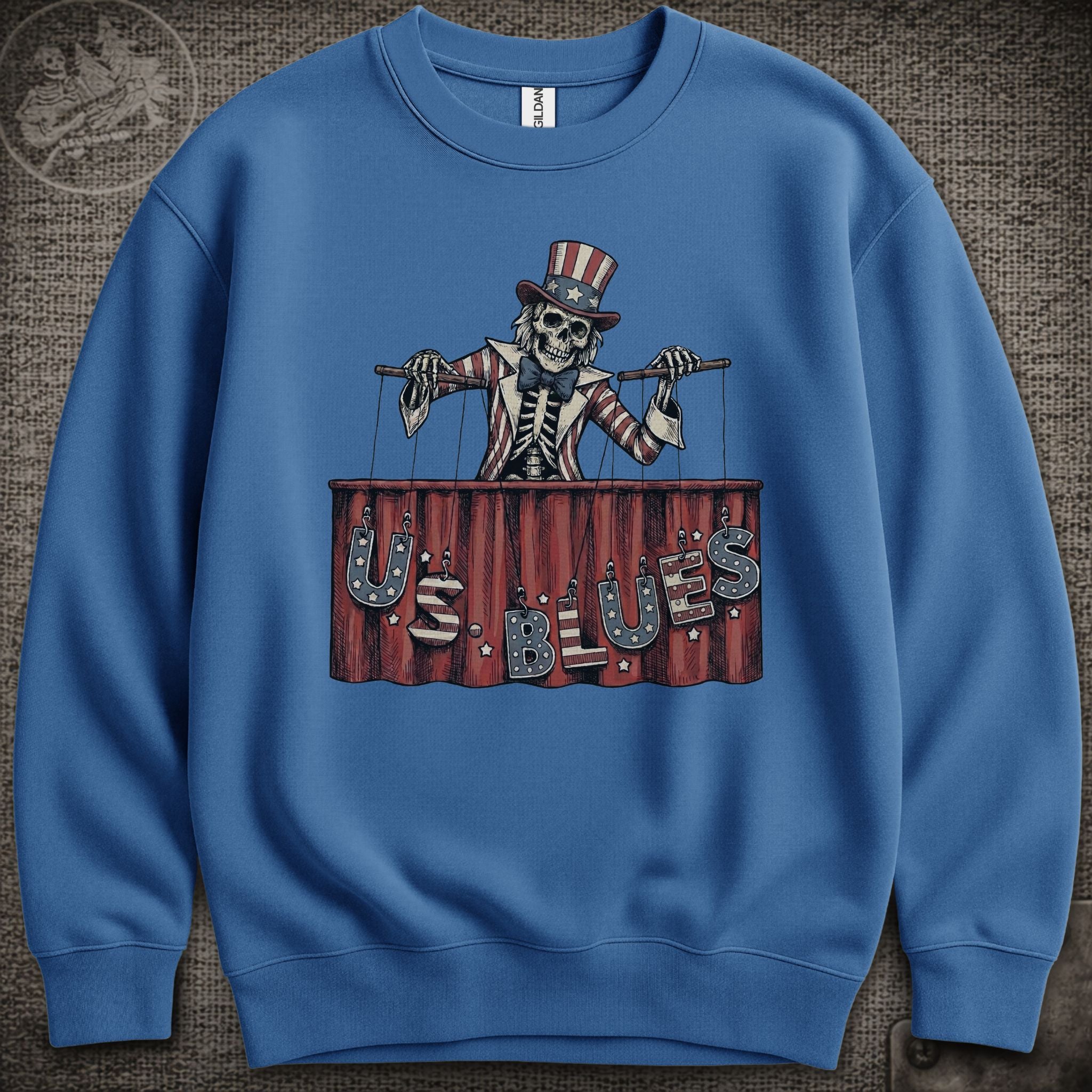 U.S. Blues | Grateful Dead Shakedown Lot Style Crewneck Sweatshirt