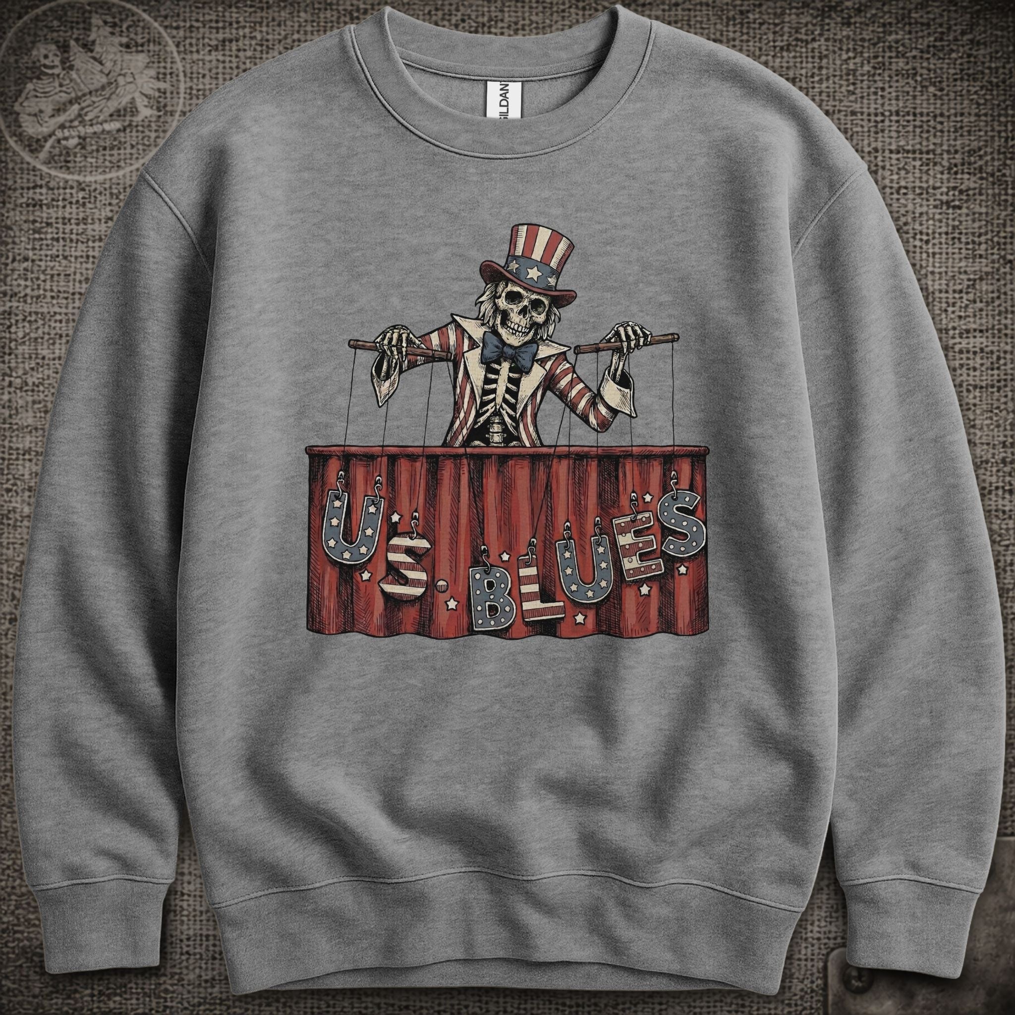 U.S. Blues | Grateful Dead Shakedown Lot Style Crewneck Sweatshirt