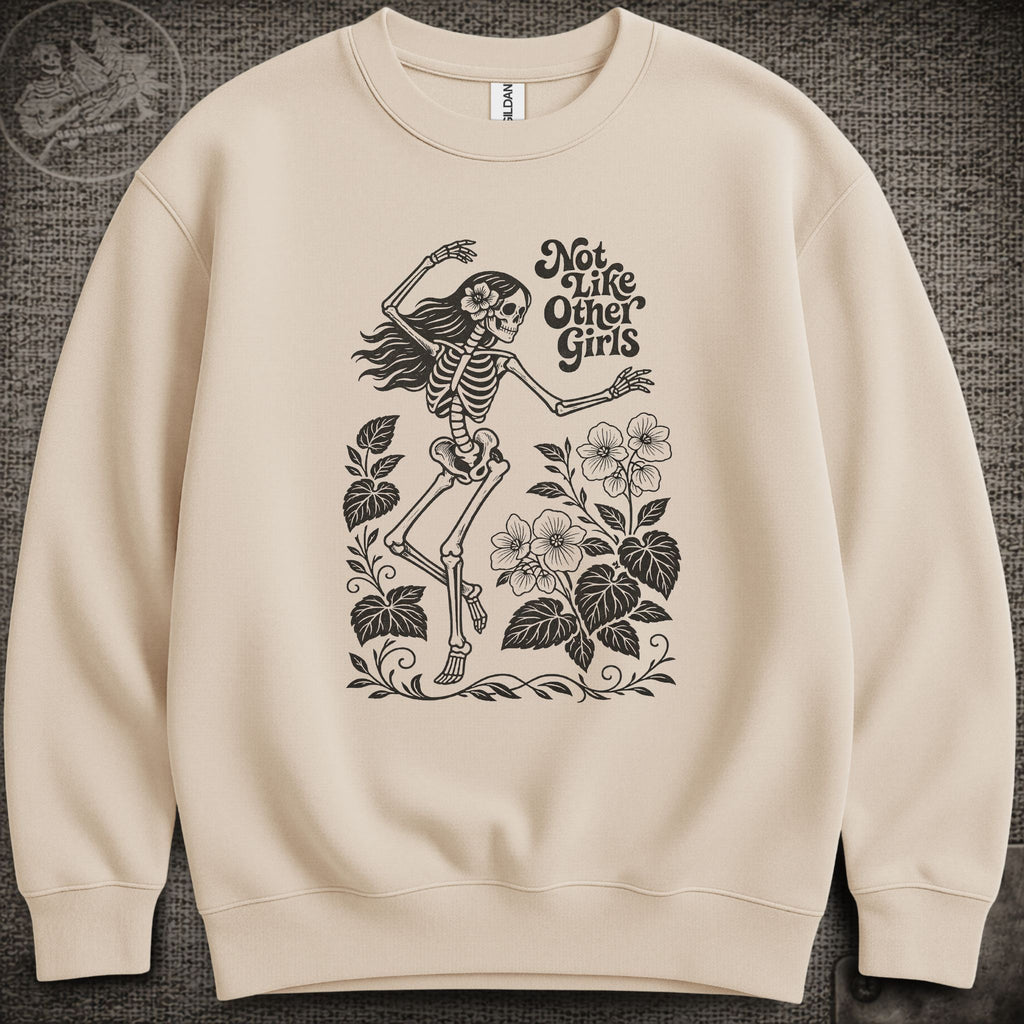 Scarlet Begonias | Not Like Other Girls | Grateful Dead Shakedown Lot Style Crewneck Sweatshirt
