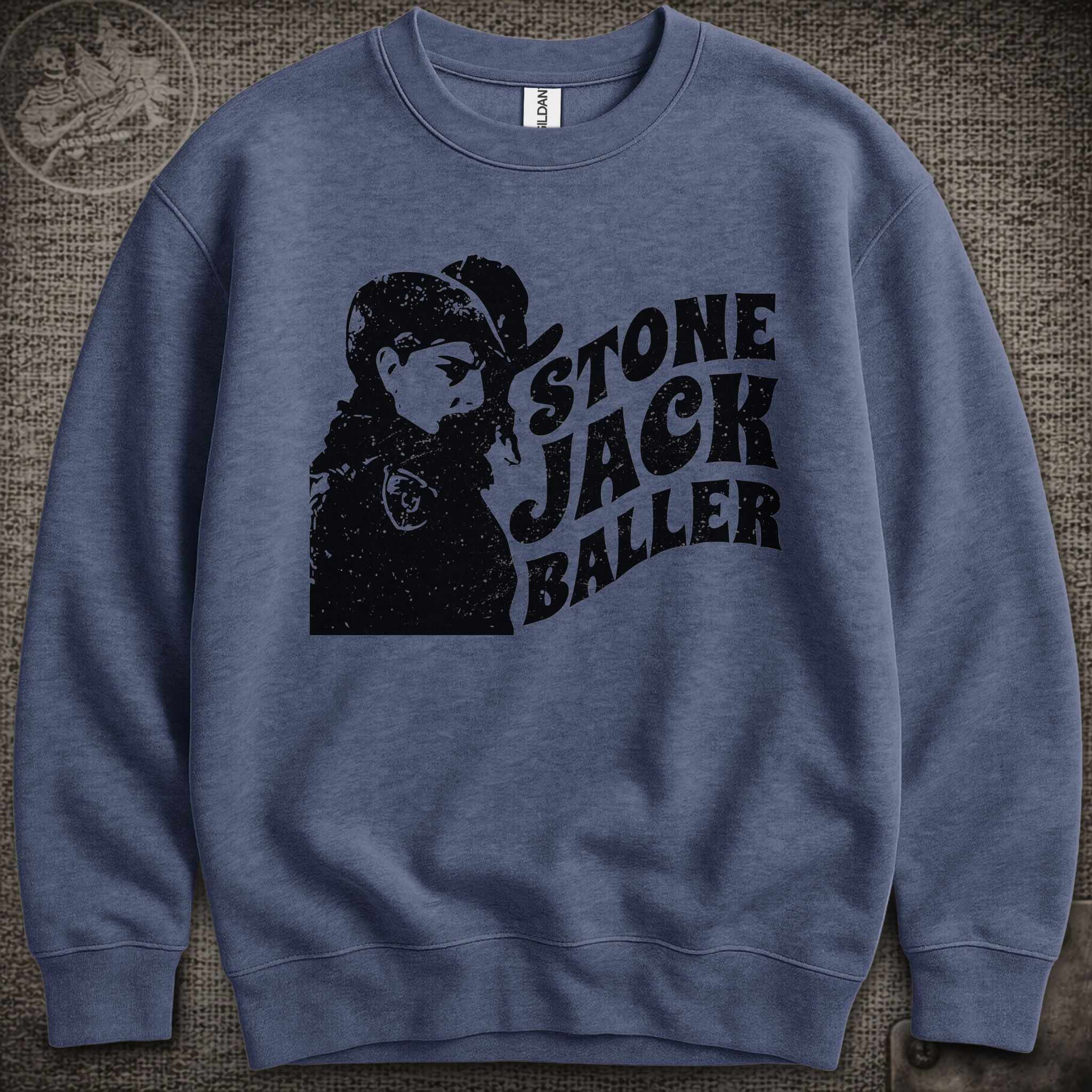 Easy Wind Pigpen | Stone Jack Baller | Grateful Dead Shakedown Lot Style Crewneck Sweatshirt