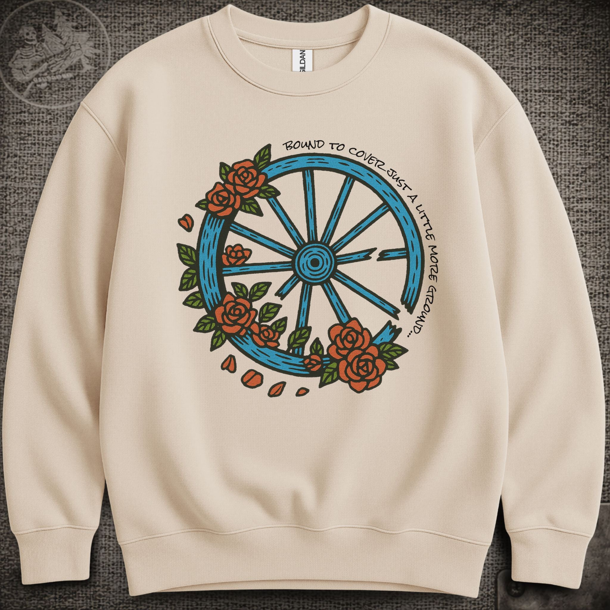 The Wheel | Grateful Dead Shakedown Lot Style Crewneck Sweatshirt