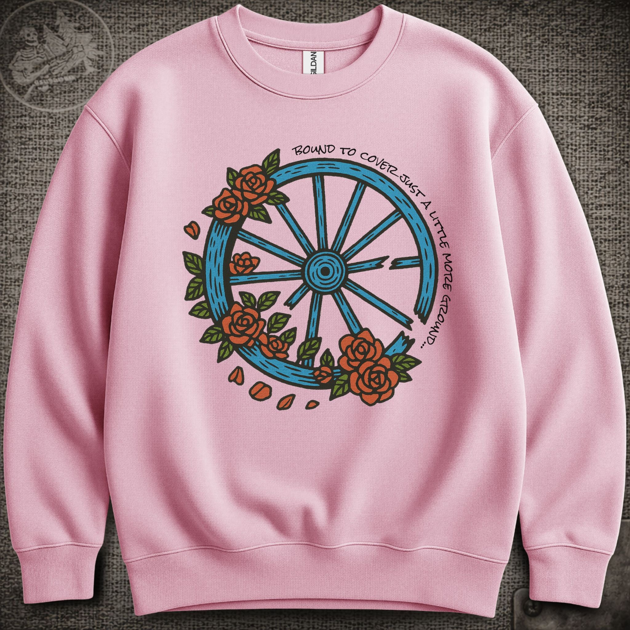 The Wheel | Grateful Dead Shakedown Lot Style Crewneck Sweatshirt