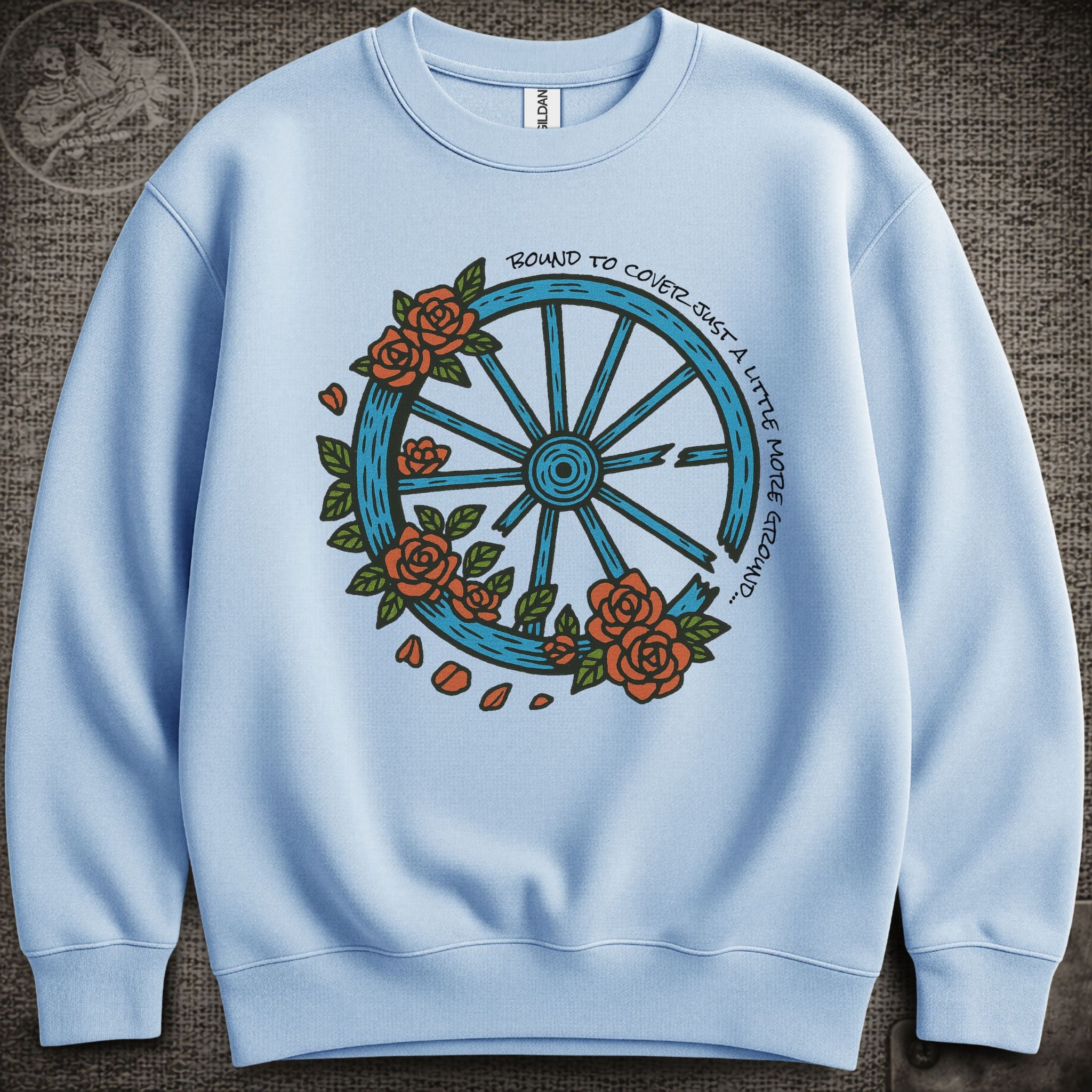 The Wheel | Grateful Dead Shakedown Lot Style Crewneck Sweatshirt
