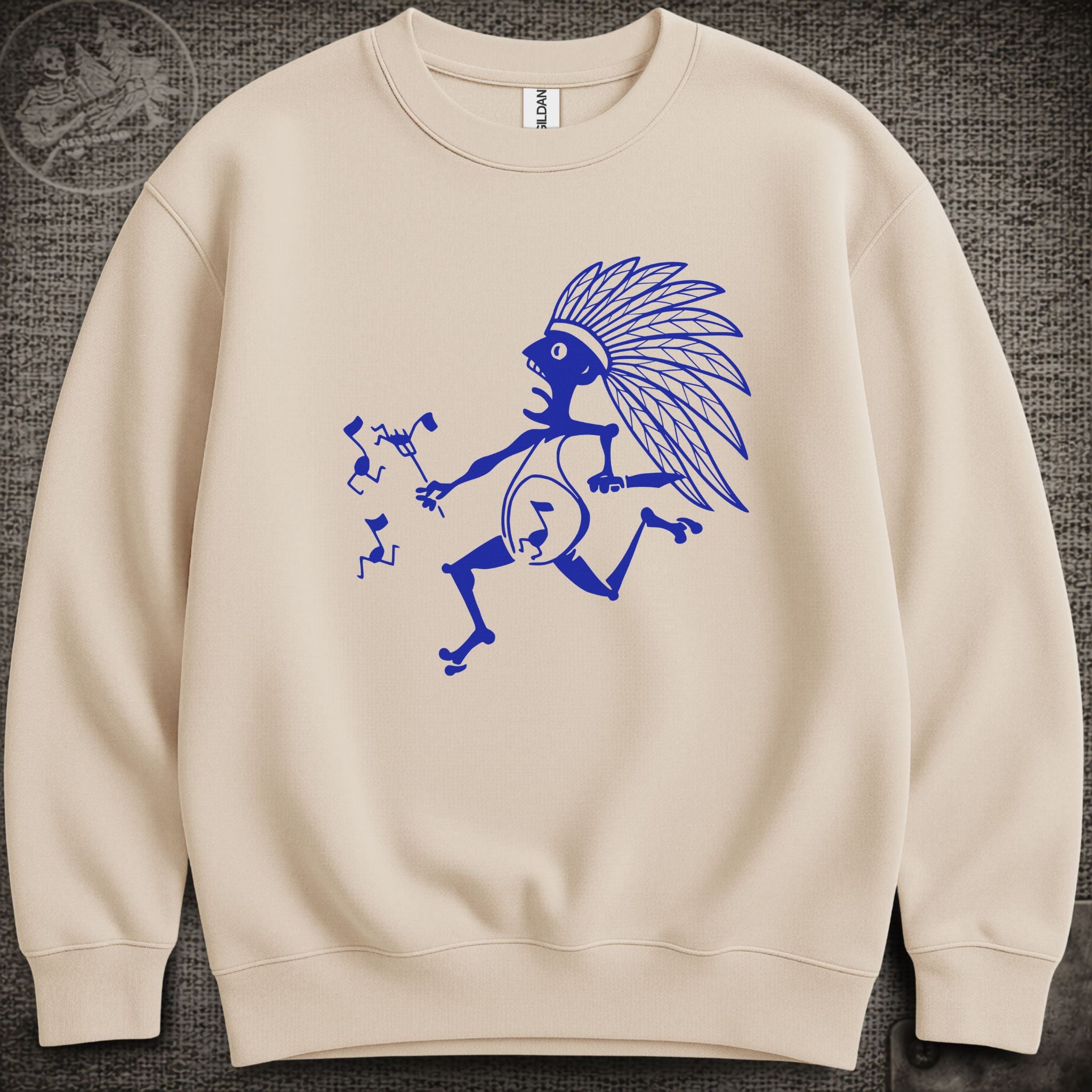Blue Indian | Widespread Panic Shakedown Lot Style Crewneck Sweatshirt