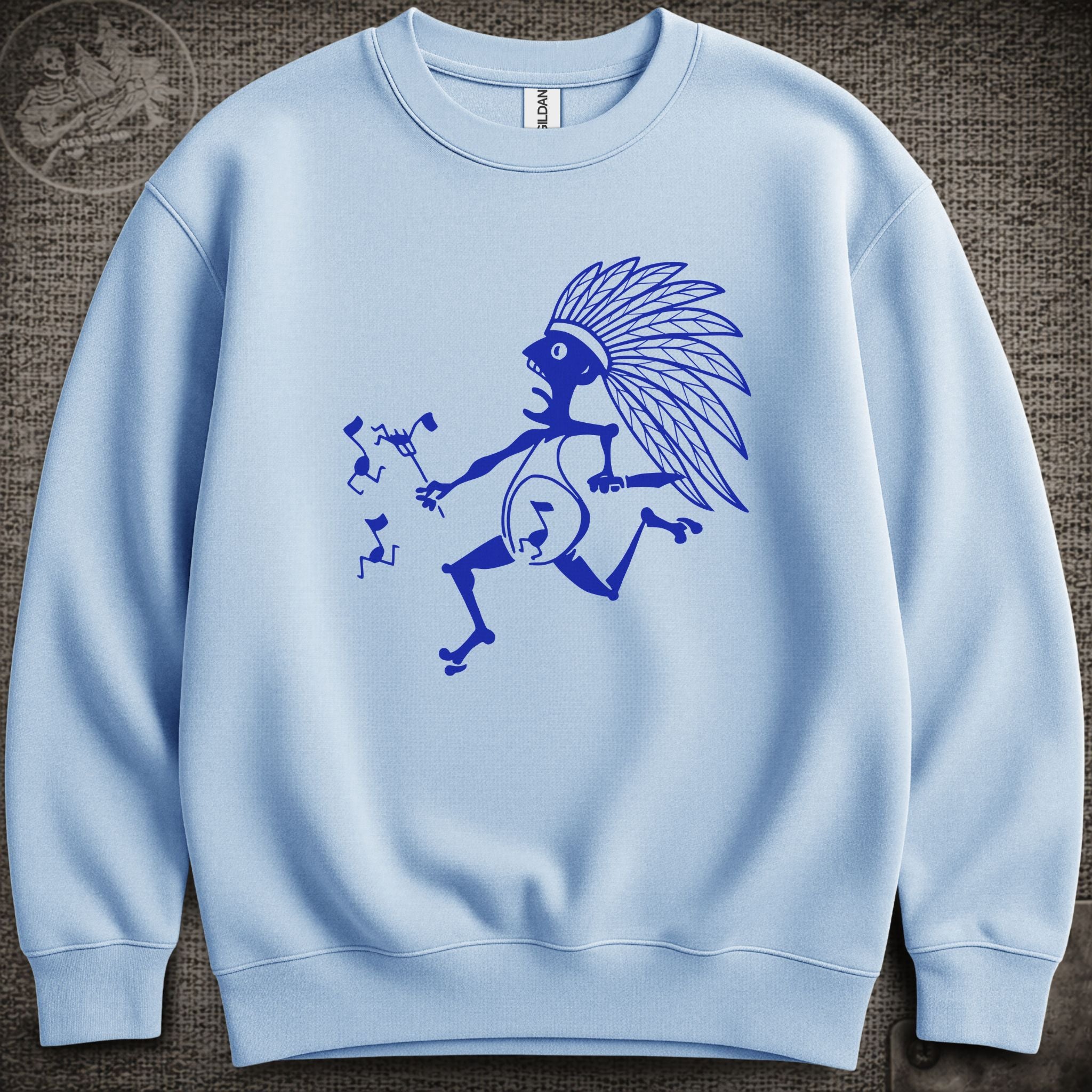 Blue Indian | Widespread Panic Shakedown Lot Style Crewneck Sweatshirt