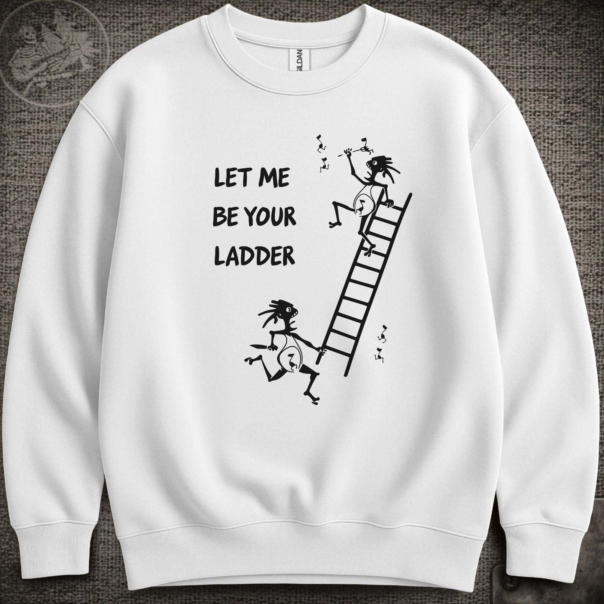 Climb to Safety | Let Me Be Your Ladder | Widespread Panic Shakedown Lot Style Crewneck Sweatshirt