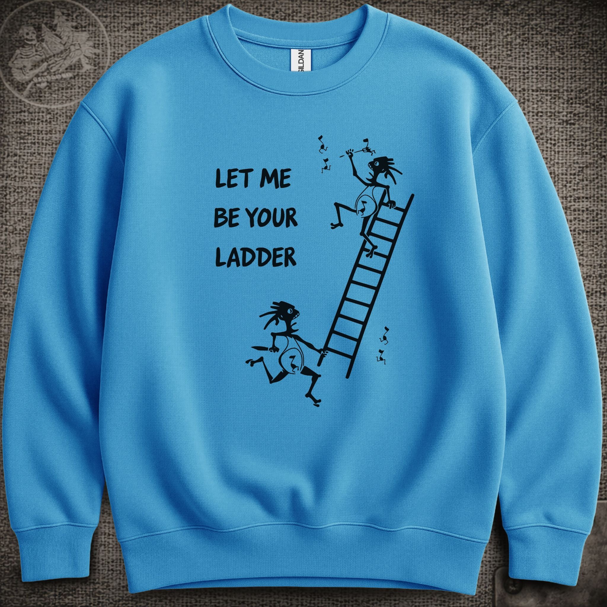 Climb to Safety | Let Me Be Your Ladder | Widespread Panic Shakedown Lot Style Crewneck Sweatshirt
