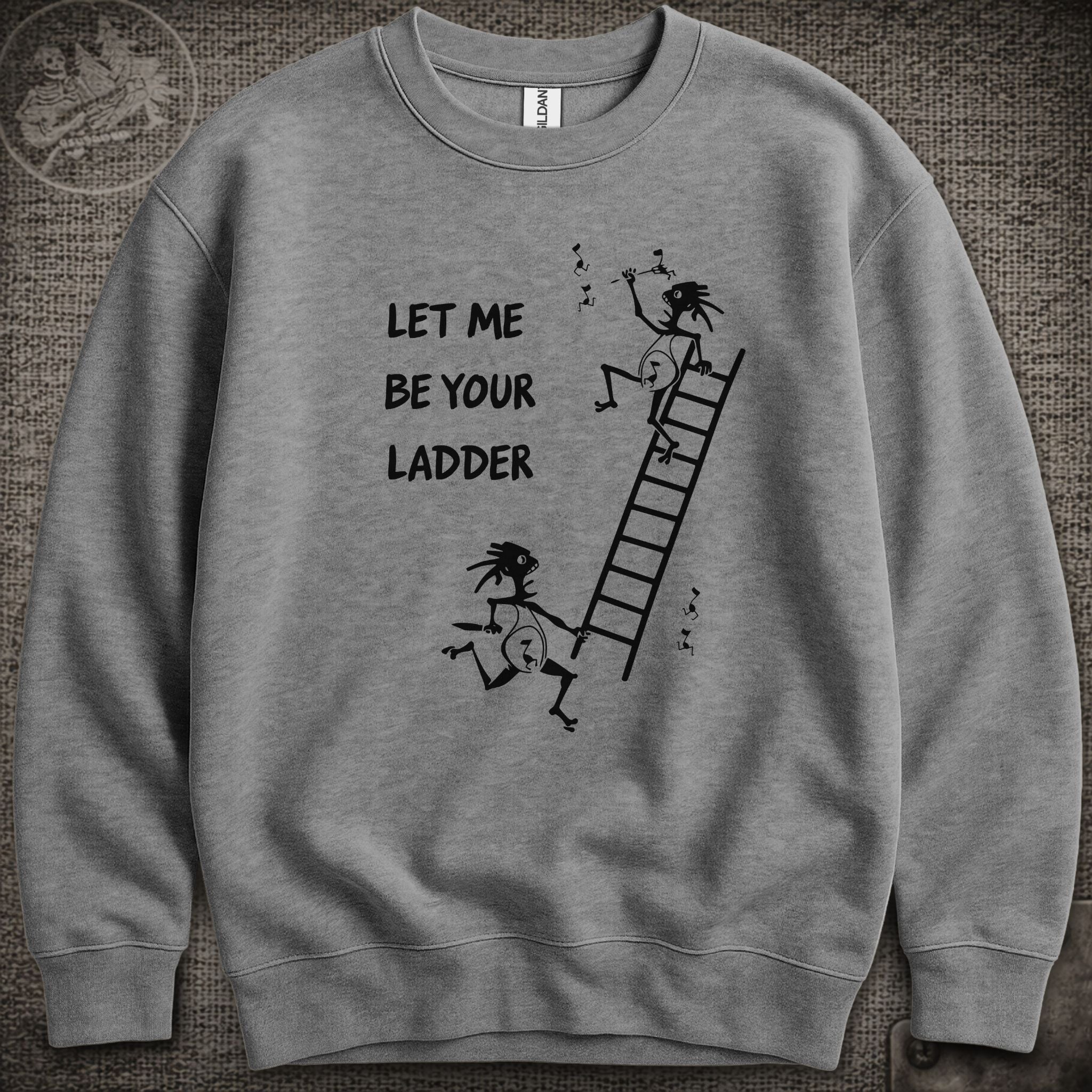 Climb to Safety | Let Me Be Your Ladder | Widespread Panic Shakedown Lot Style Crewneck Sweatshirt