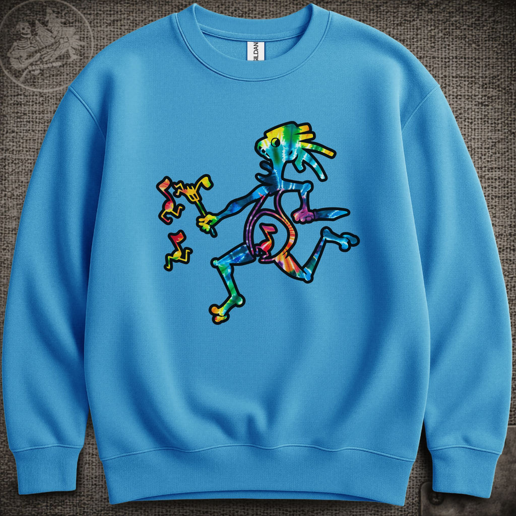 Tie-Dye Note Eater | Widespread Panic Shakedown Lot Style Crewneck Sweatshirt