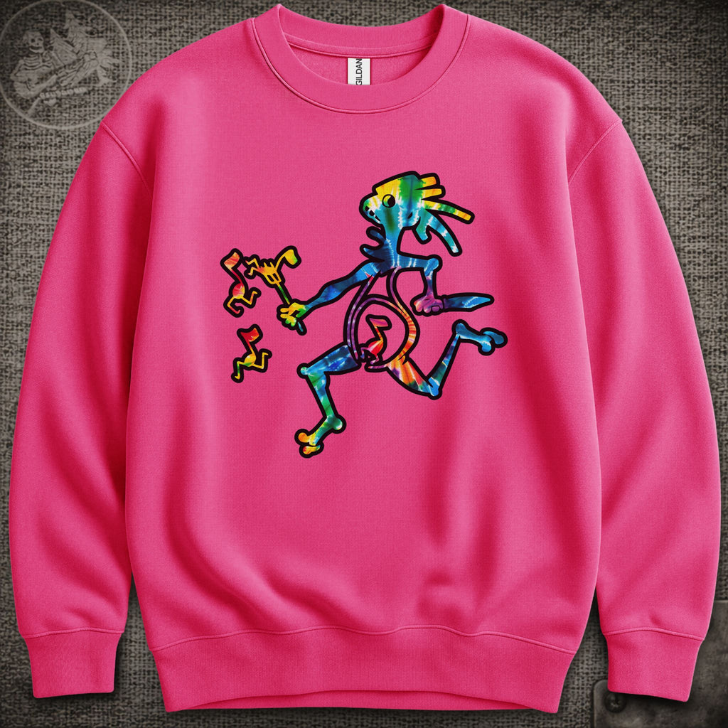 Tie-Dye Note Eater | Widespread Panic Shakedown Lot Style Crewneck Sweatshirt