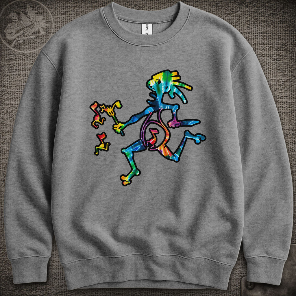 Tie-Dye Note Eater | Widespread Panic Shakedown Lot Style Crewneck Sweatshirt