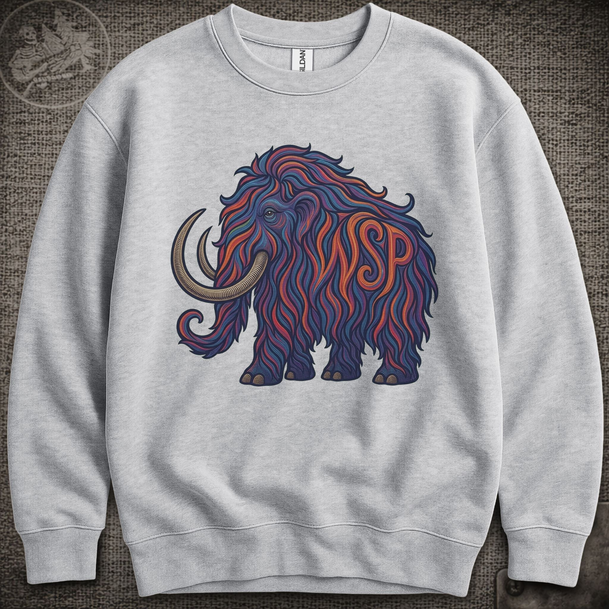 Big Wooly Mammoth | Widespread Panic Shakedown Lot Style Crewneck Sweatshirt