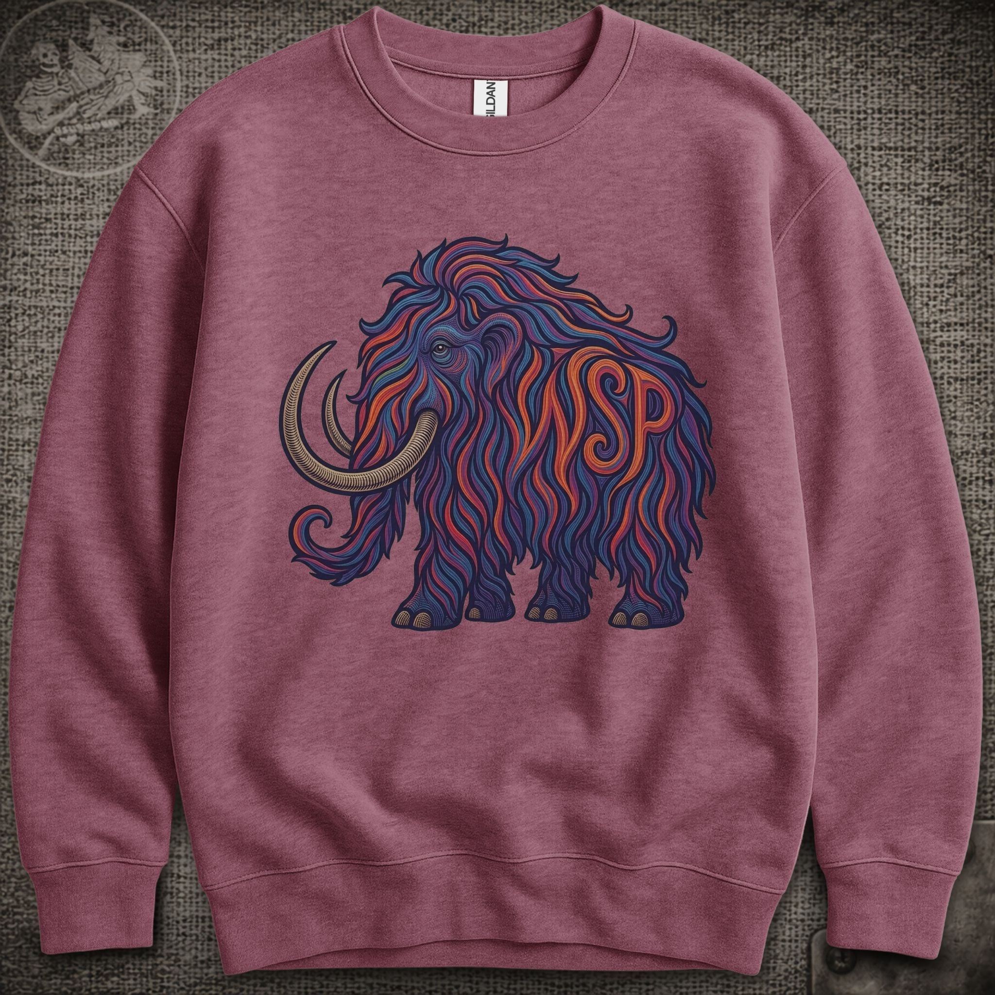 Big Wooly Mammoth | Widespread Panic Shakedown Lot Style Crewneck Sweatshirt