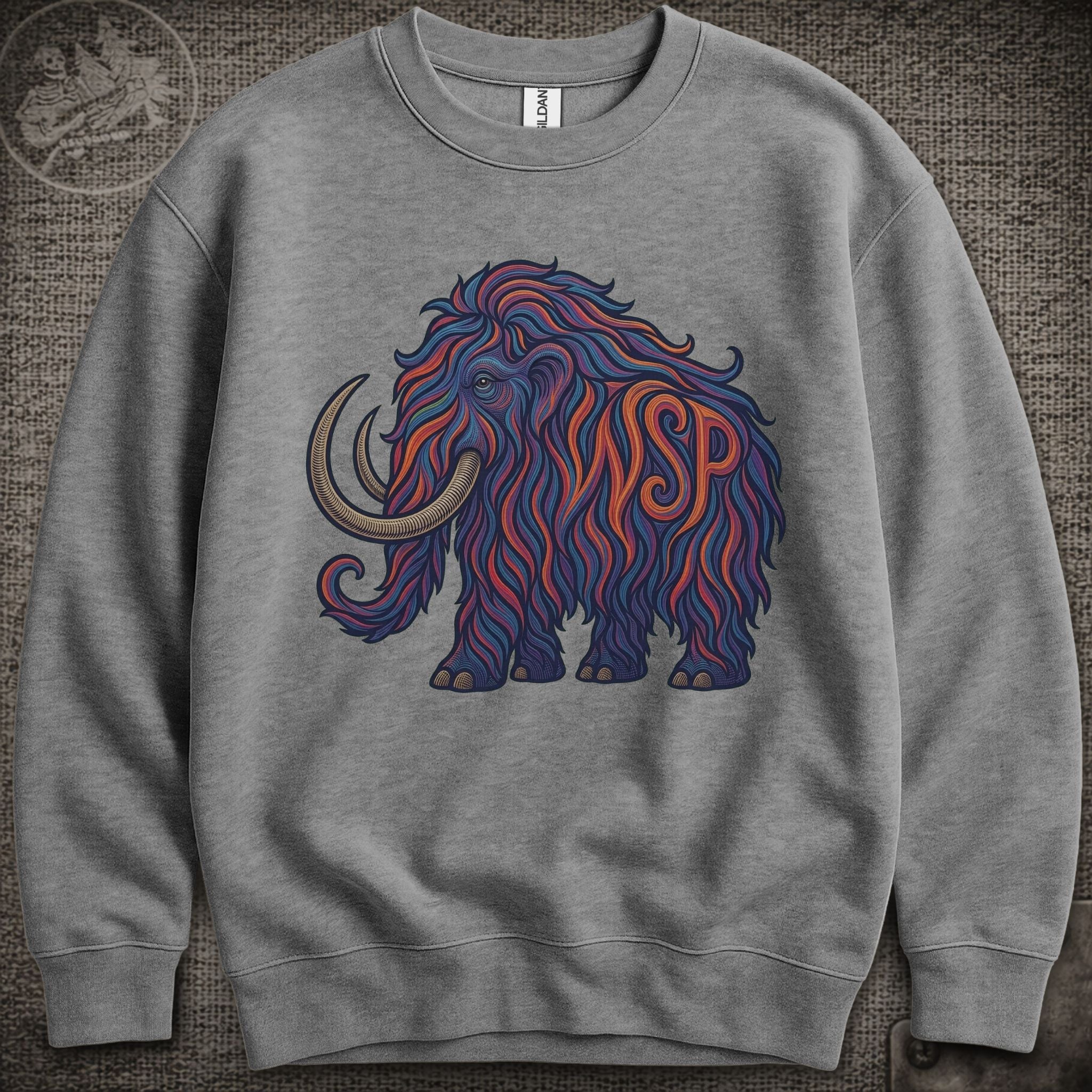 Big Wooly Mammoth | Widespread Panic Shakedown Lot Style Crewneck Sweatshirt