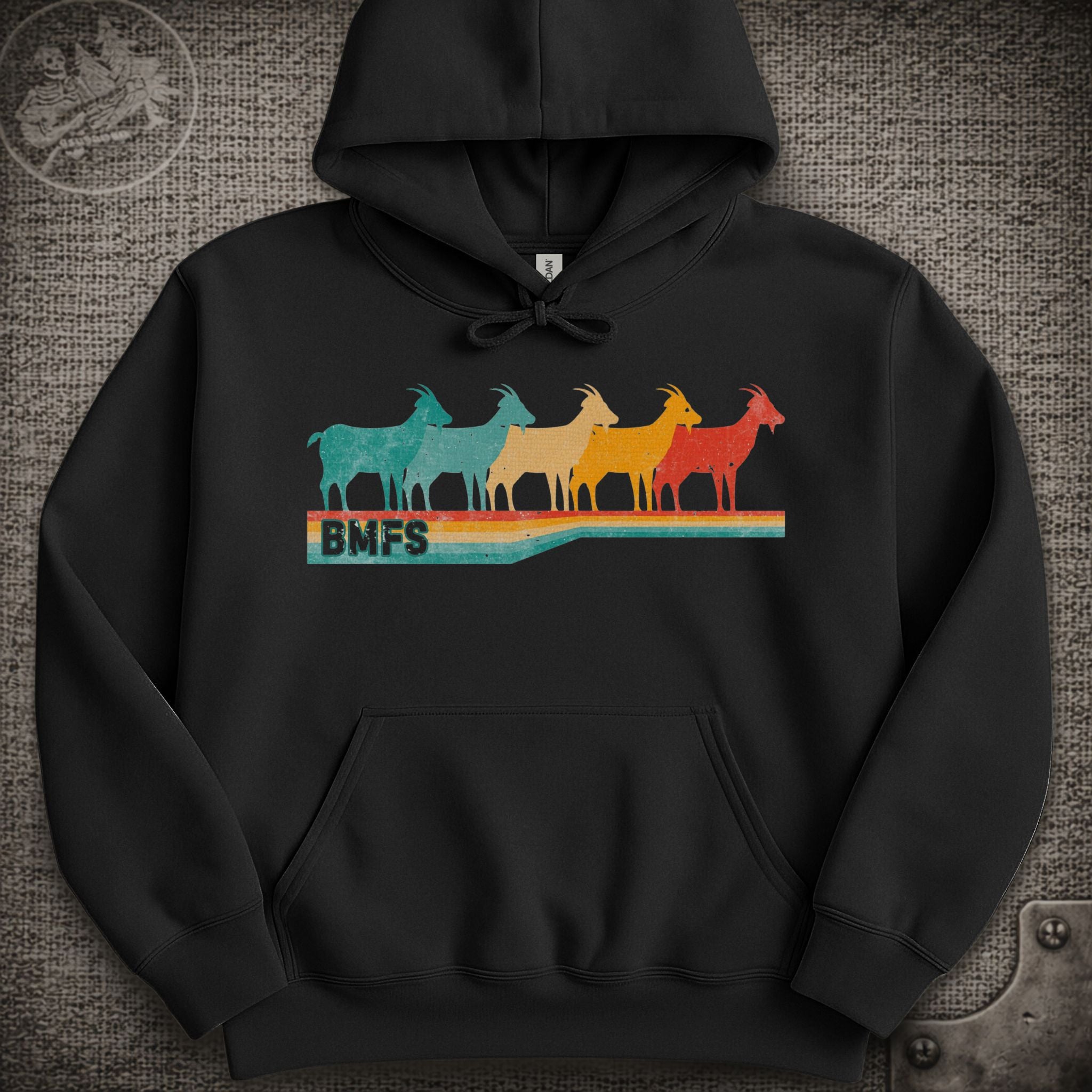 BMFS Retro Goats | Billy Strings Shakedown Lot Style Hoodie