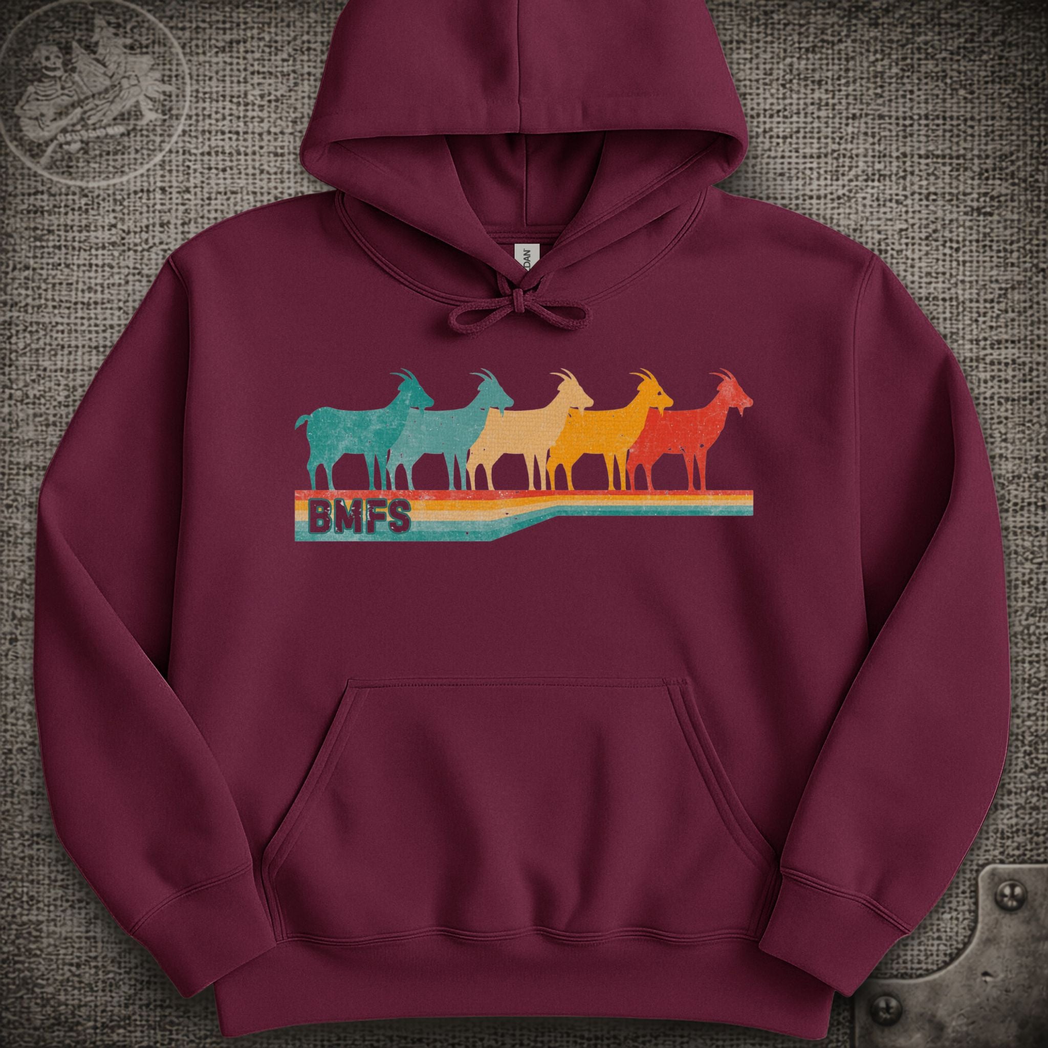 BMFS Retro Goats | Billy Strings Shakedown Lot Style Hoodie