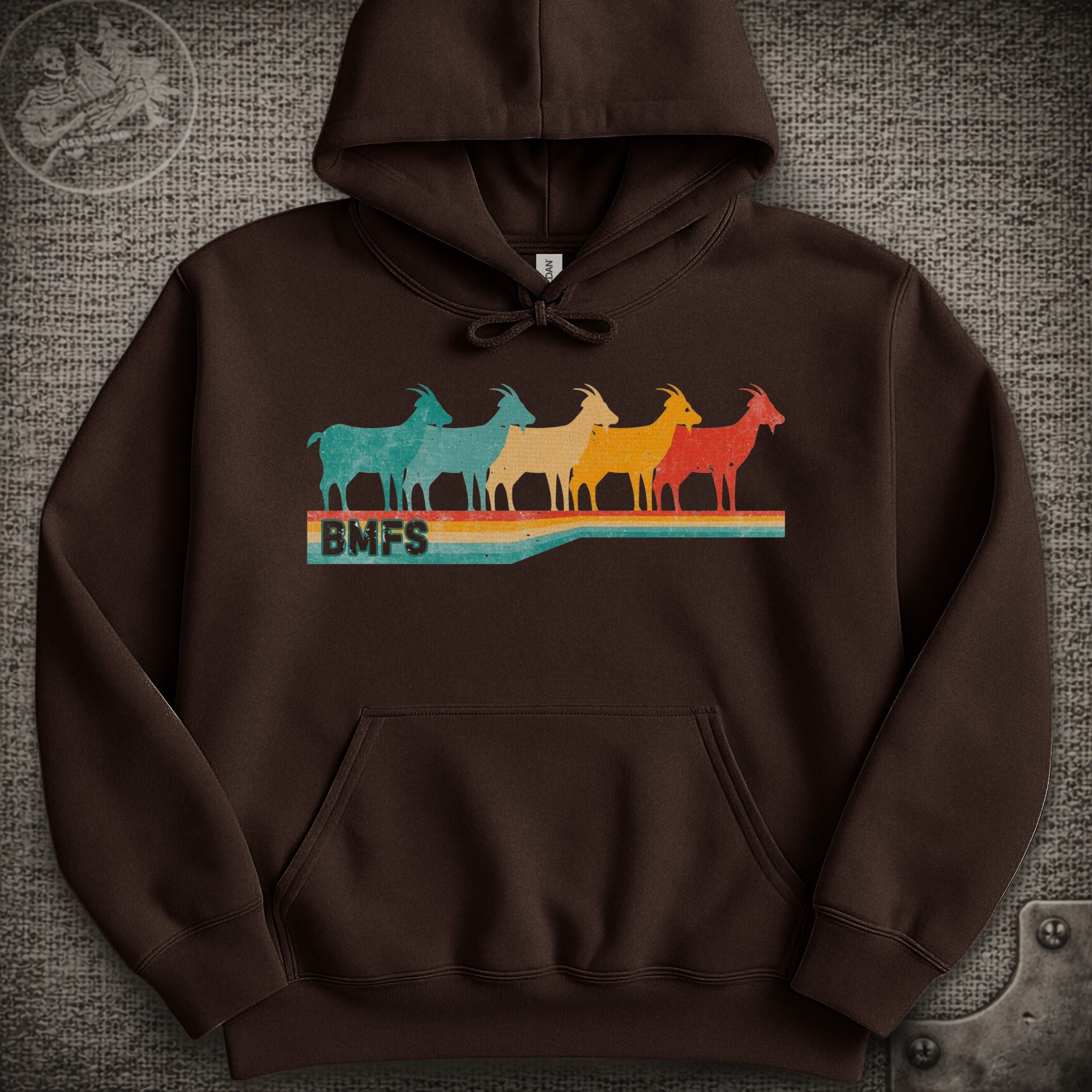 BMFS Retro Goats | Billy Strings Shakedown Lot Style Hoodie